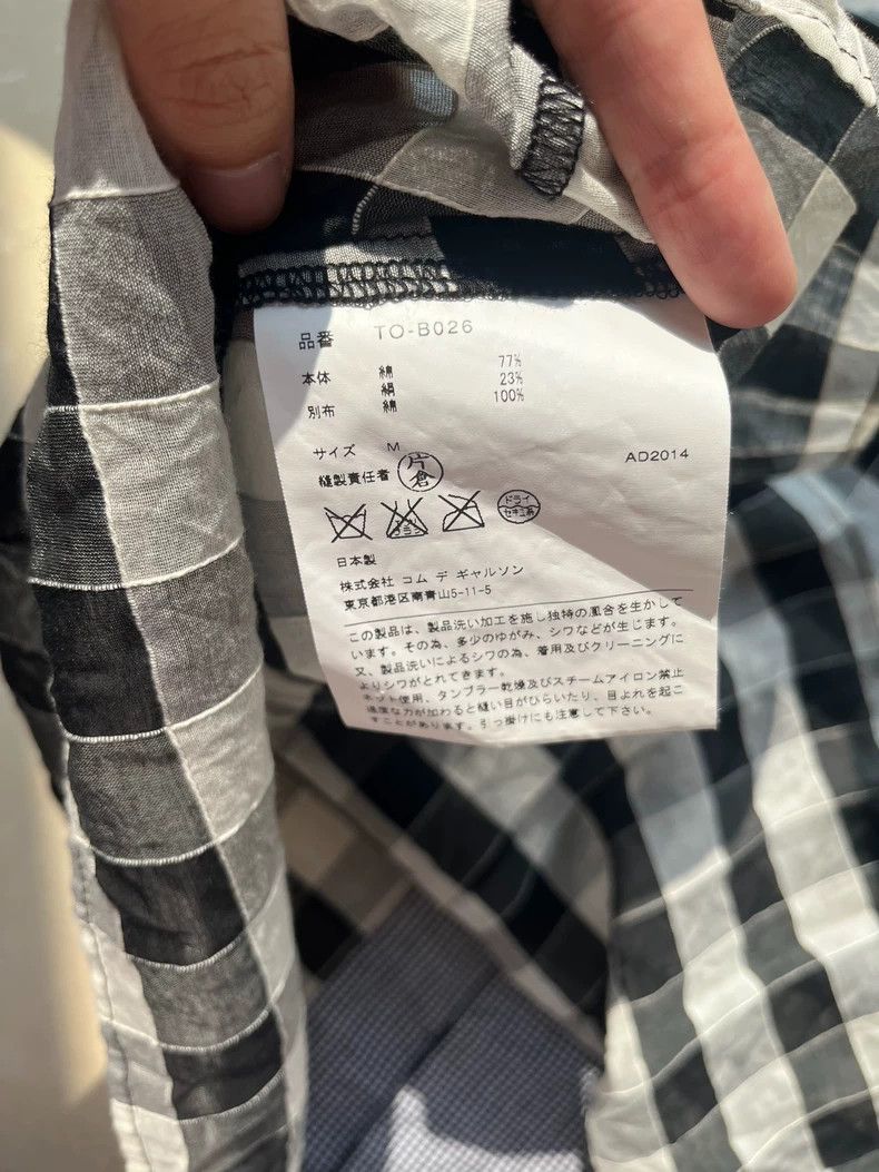 Comme des Garcons Comme Des Garcons Black and white checkered gold ingot coll Size M / US 6-8 / IT 42-44 - 4 Thumbnail