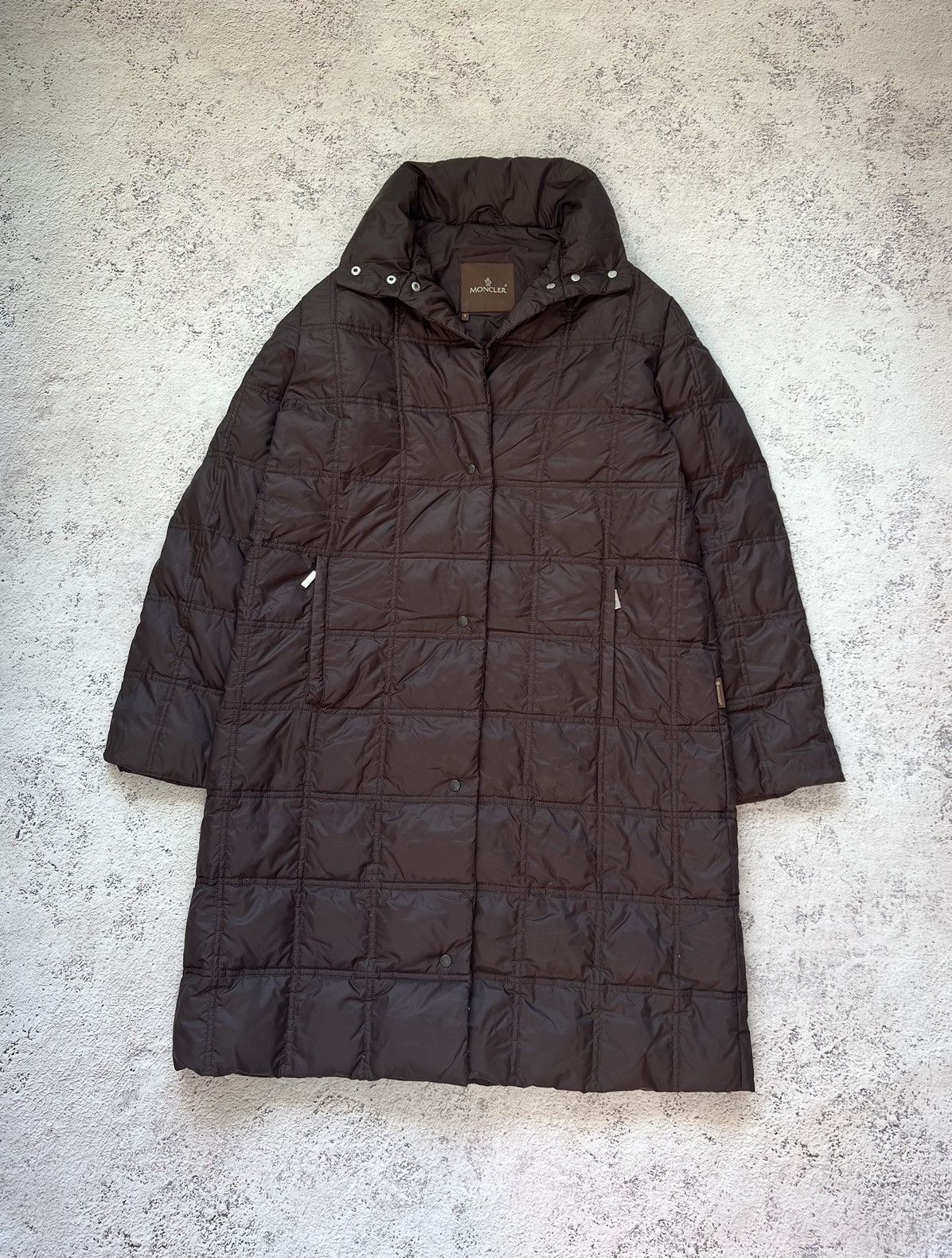 Moncler × Vintage Vintage Brown Moncler puffer coat down women's Size M / US 6-8 / IT 42-44 - 2 Thumbnail