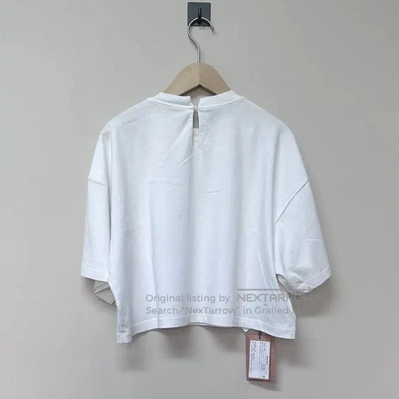 Miu Miu Miu Miu White Cotton Short Sleeve T-Shirt . Size XS / US 0-2 / IT 36-38 - 2 Thumbnail