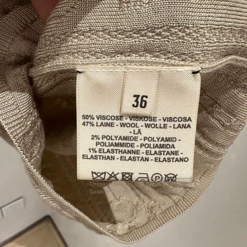 Hermes Hermes Chain jacquard knit short-sleeve Size XS / US 0-2 / IT 36-38 - 4 Thumbnail