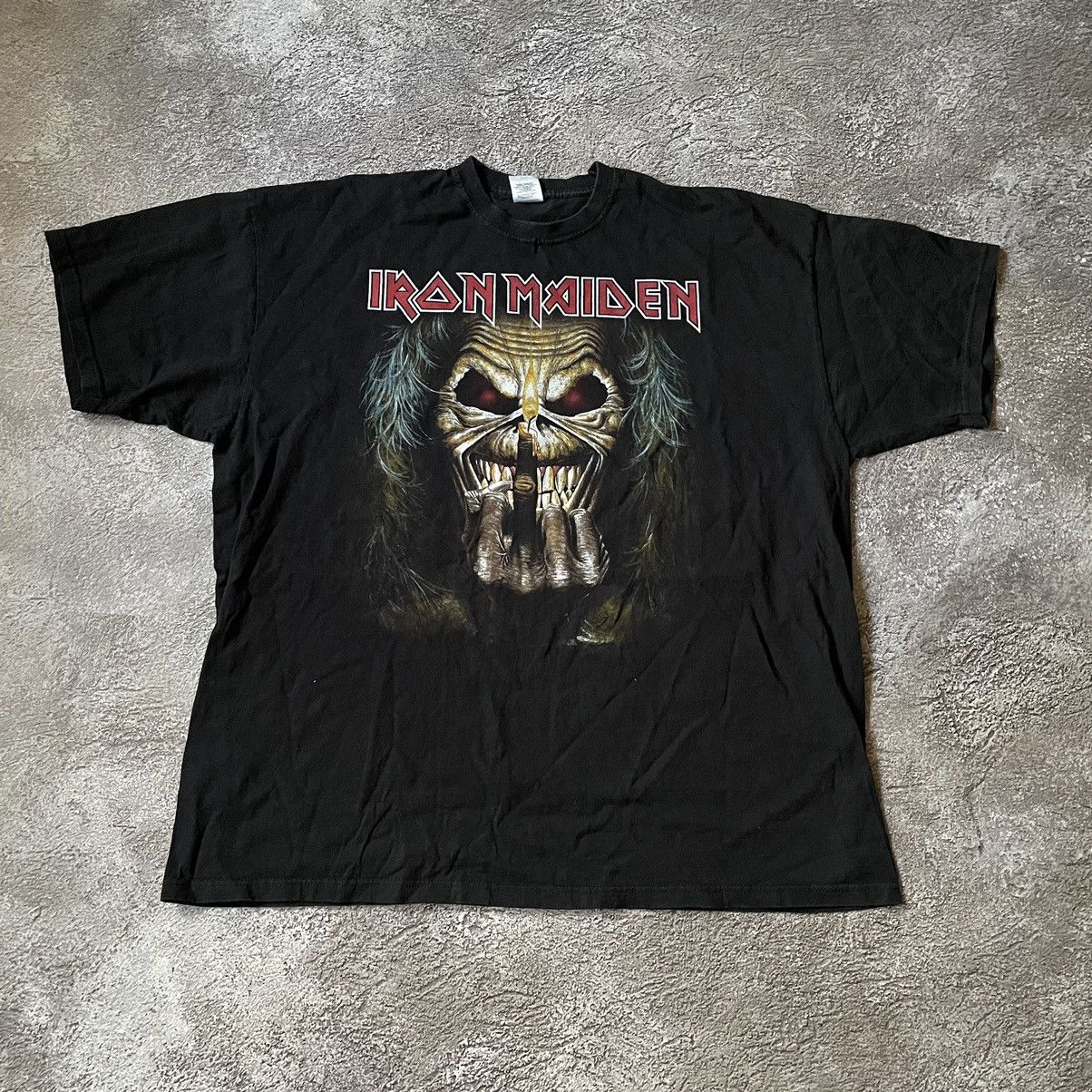 Vintage Vintage 00S IRON MAIDEN FACE CREEPY ABSTRACT ANGRY BONES | Grailed