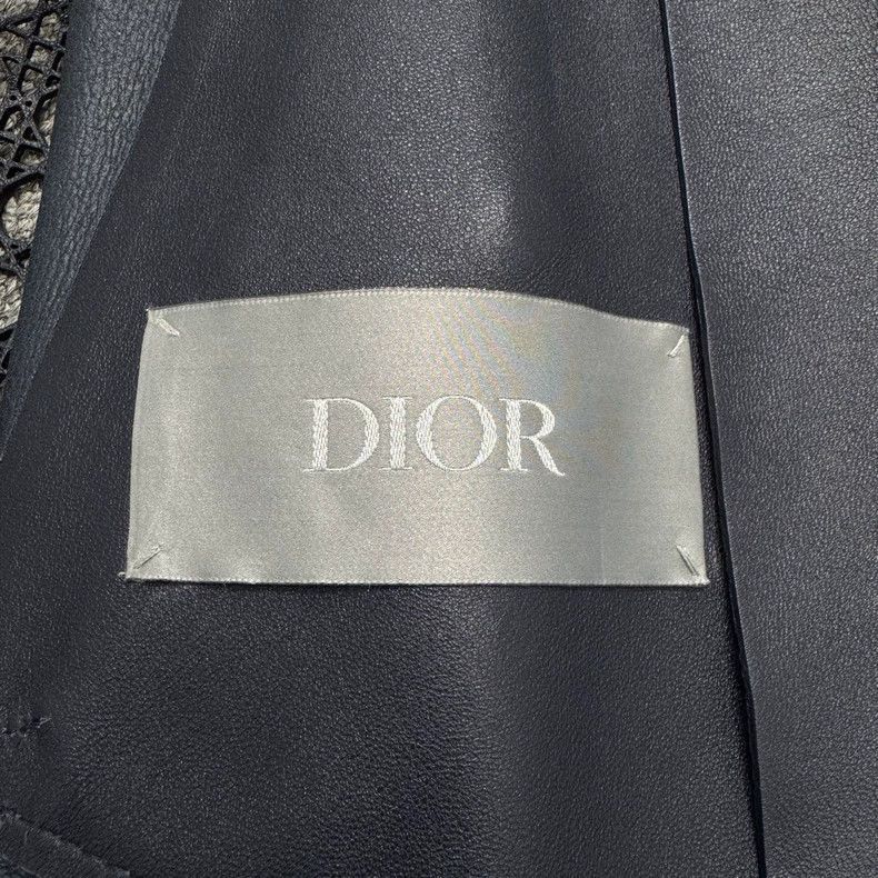 Dior Dior Leather Jacket Size 48-2505 Size US L / EU 52-54 / 3 - 3 Thumbnail