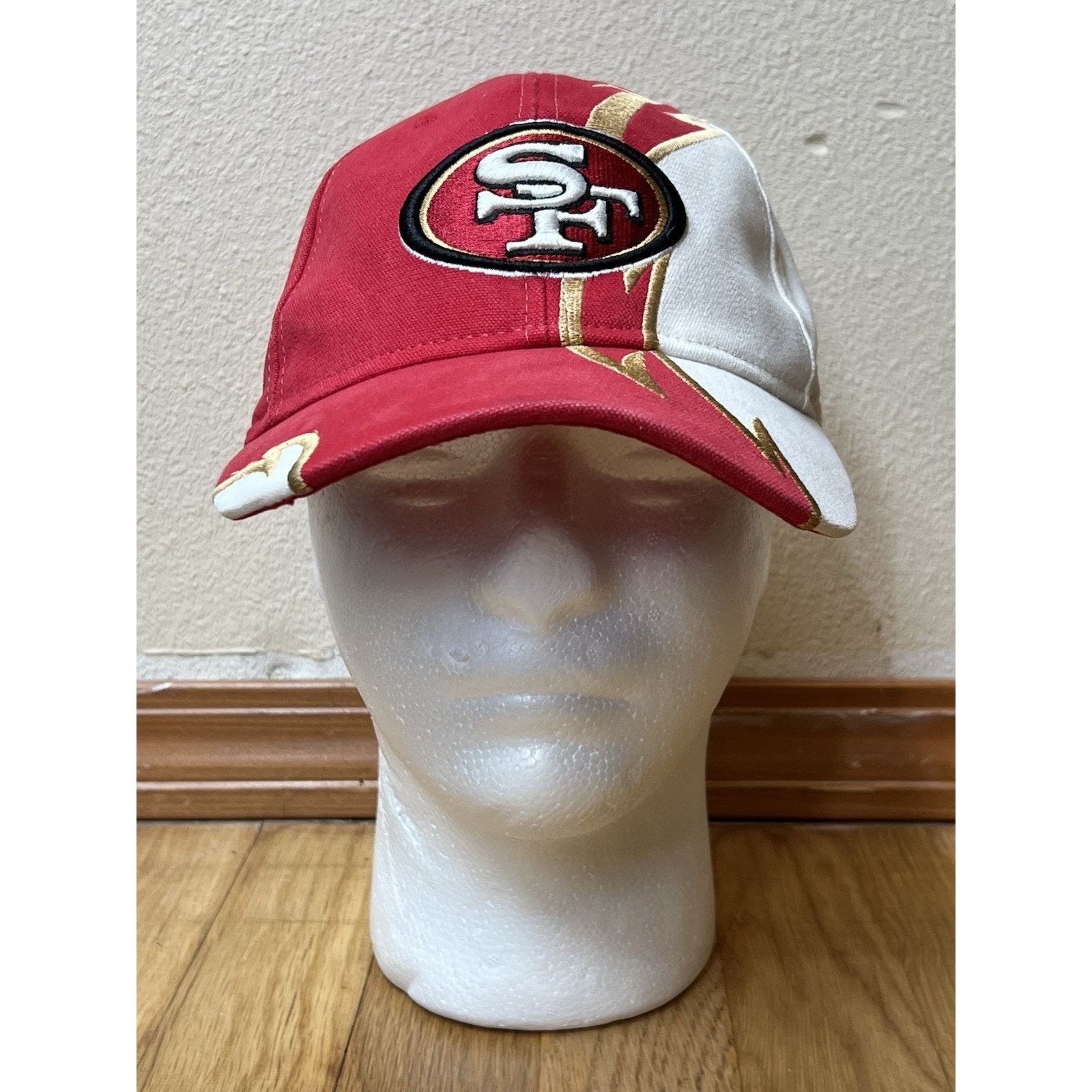 Reebok Reebok San Francisco 49ers Football Adjustable Strap Red Hat Size ONE SIZE - 1 Thumbnail