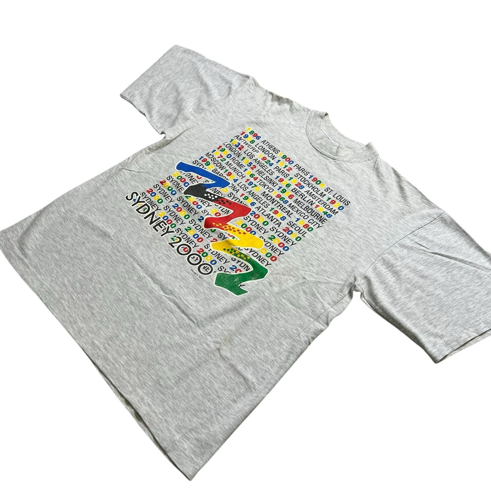 Vintage Vintage Sydney 2000 Olympics T-Shirt XL Made Australia ISC Size US XL / EU 56 / 4 - 4 Thumbnail