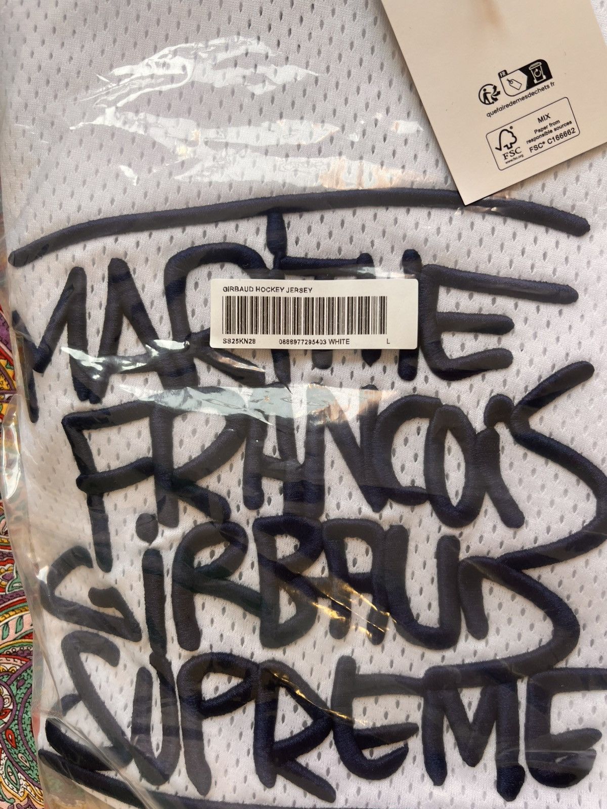 Marithe + Francois Girbaud L Supreme Marithé Francois Girbaud hockey jersey white blue Size US L / EU 52-54 / 3 - 24 Thumbnail
