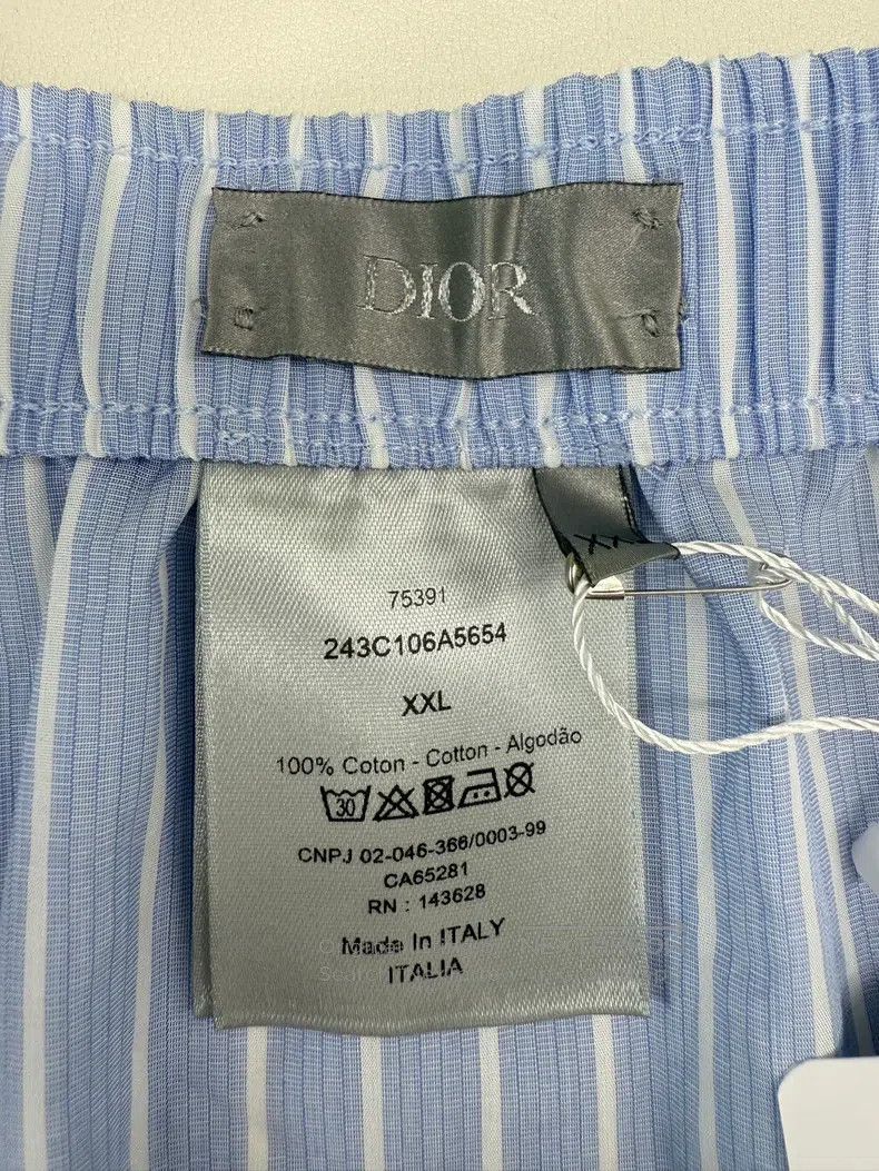 Dior Dior SizeXXL Blue and white striped shorts Size US 36 / EU 52 - 3 Thumbnail