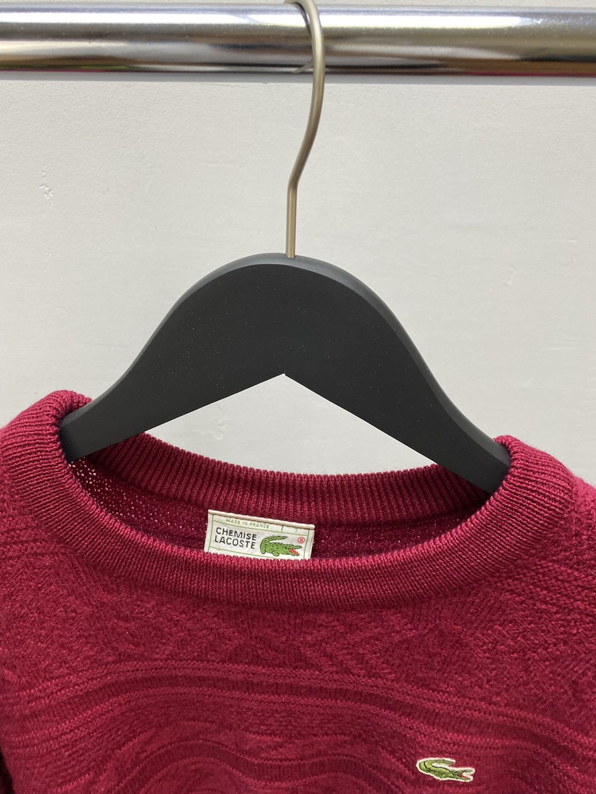 Lacoste × Vintage Chemise Lacoste Vintage Men’s Rare Wool Sweater Size US XL / EU 56 / 4 - 16 Thumbnail