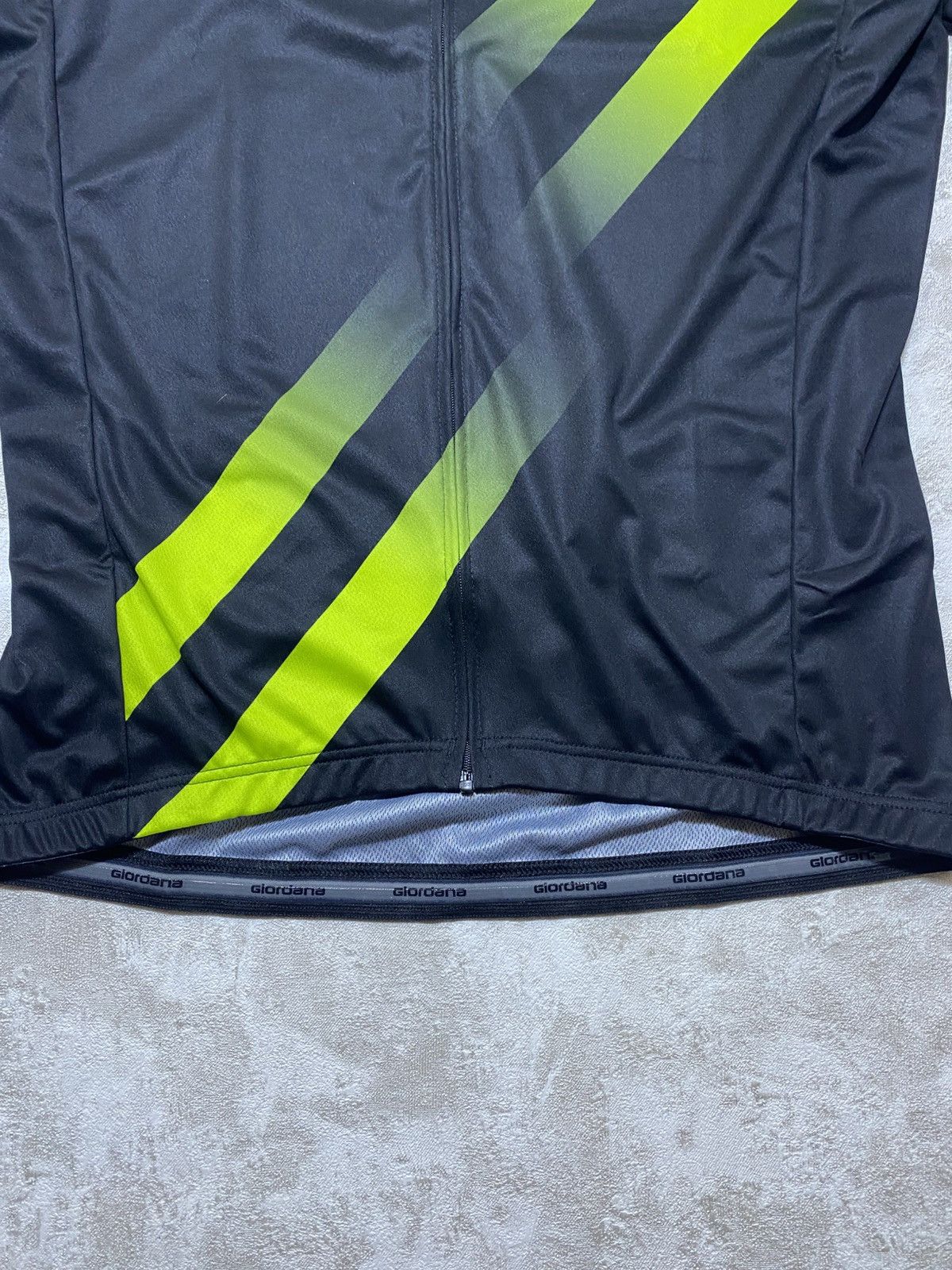 Other Giordana Cycling Jersey Short Sleeve Black Neon Yellow Size US XL / EU 56 / 4 - 4 Thumbnail
