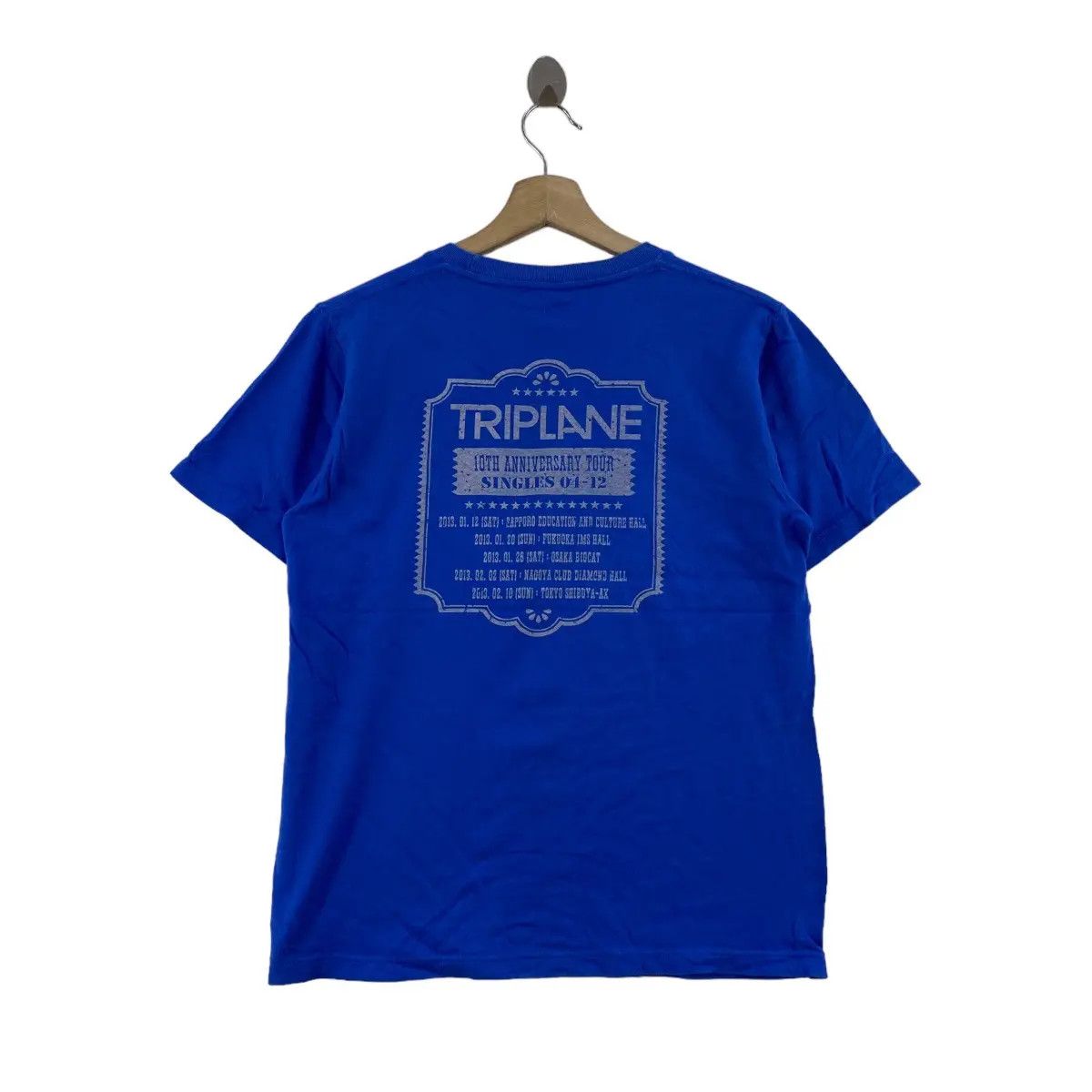 Vintage TRIPLANE BAND 10th Anniversary Kamen Rider Tee Shirt Top Size US M / EU 48-50 / 2 - 4 Thumbnail
