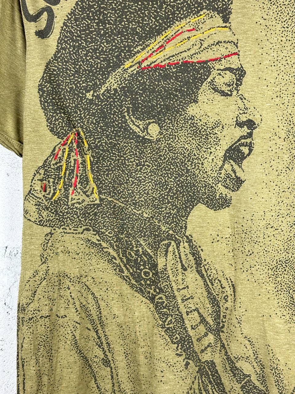 Band Tees × Jimi Hendrix × Vintage Sick "Sure" Jimi Hendrix Avant Garde T-Shirt Size US M / EU 48-50 / 2 - 5 Thumbnail