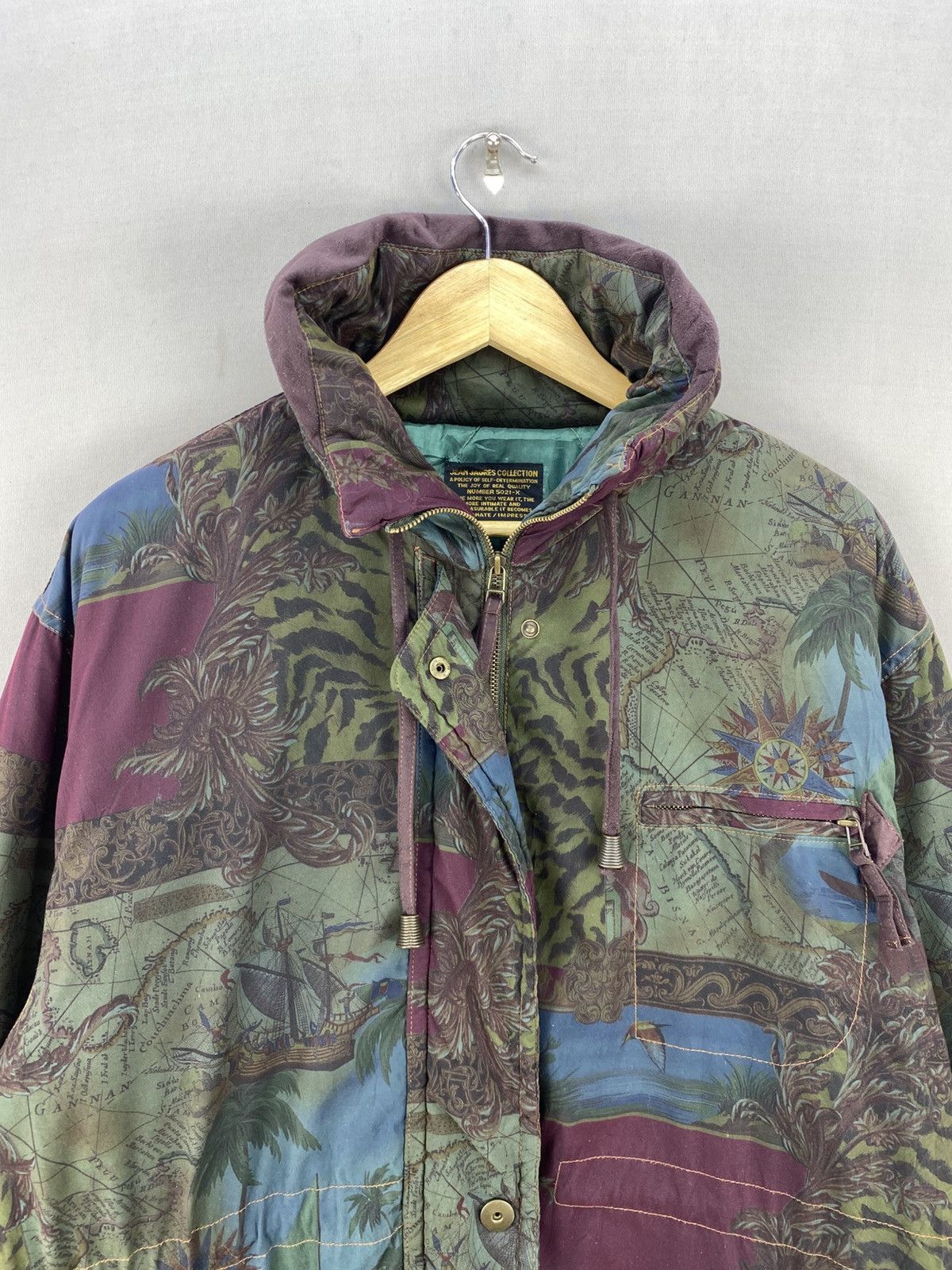 Japanese Brand Vintage Y2K Jean Jaures Collection Parka Down Jacket Size US XL / EU 56 / 4 - 7 Thumbnail