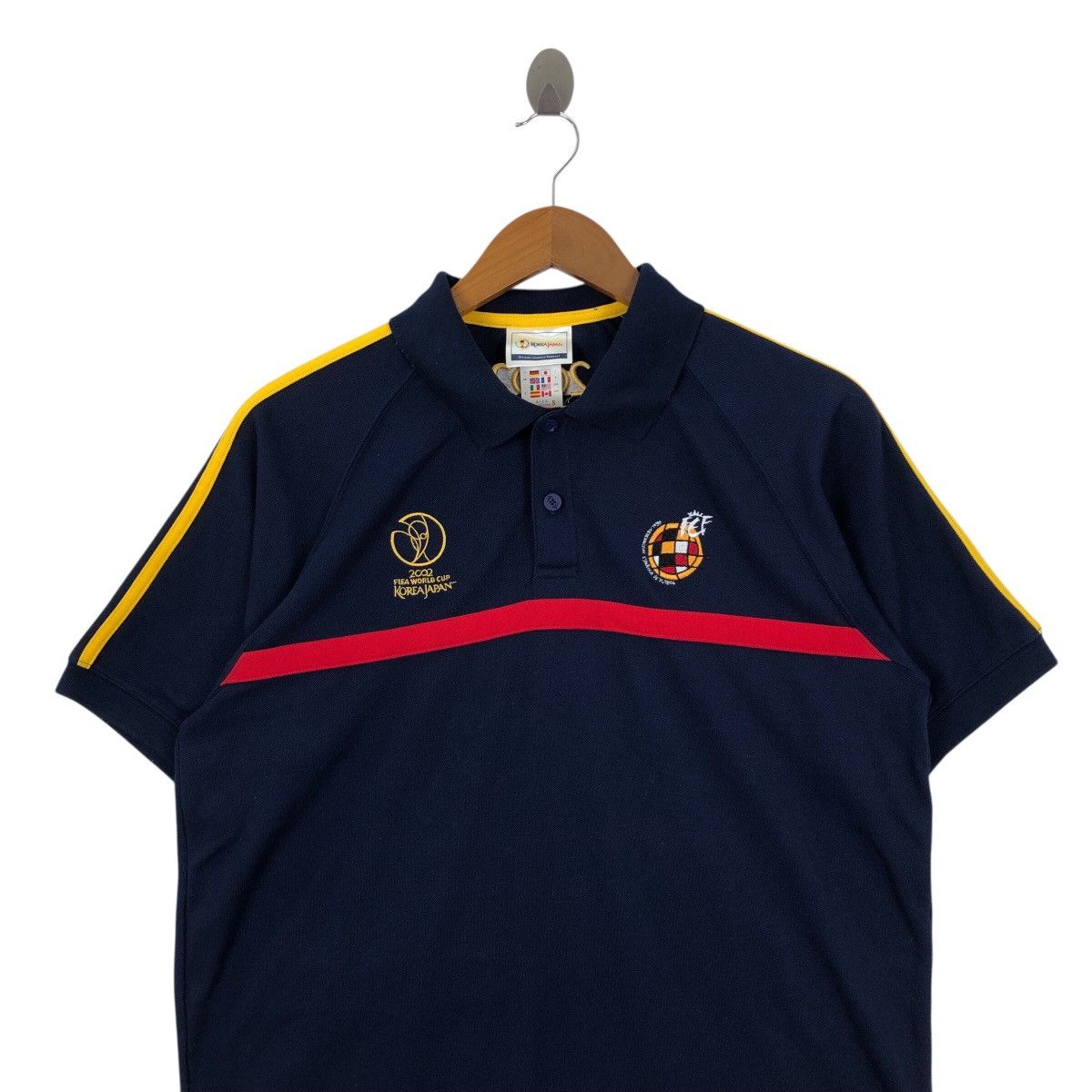 Adidas ADIDAS 2002 Fifa World Cup Polos Shirt Size US S / EU 44-46 / 1 - 2 Thumbnail