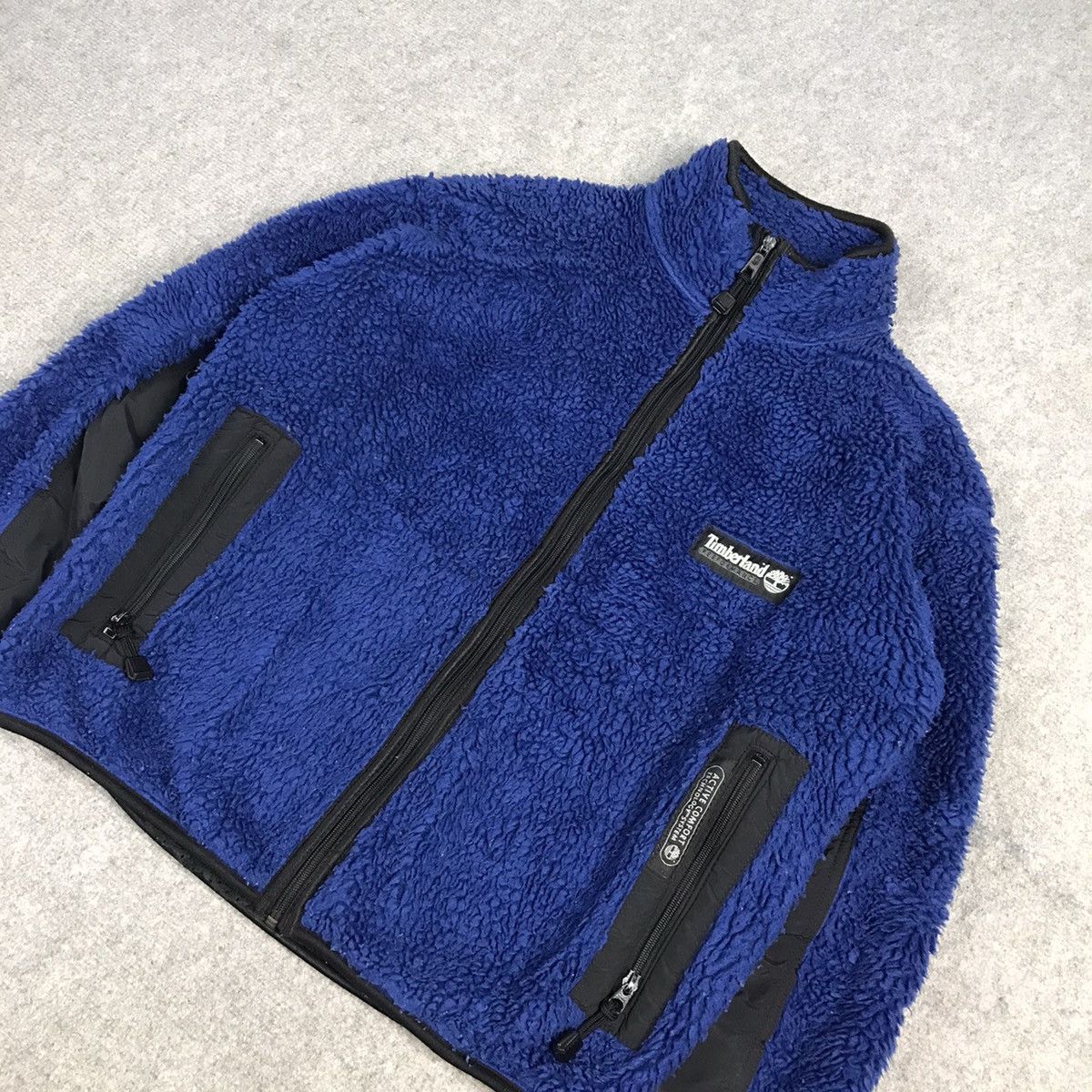 Japanese Brand × Timberland RARE💥SHERPA TIMBERLAND ZIPPER JACKET Size US XS / EU 42 / 0 - 5 Thumbnail