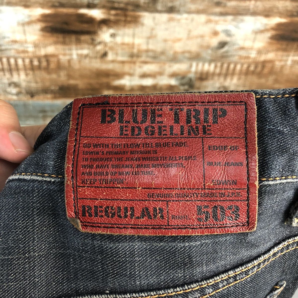 Edwin DL Edwin Blue Trip 503 Black Denim Pants #C187 Size US 36 / EU 52 - 18 Thumbnail