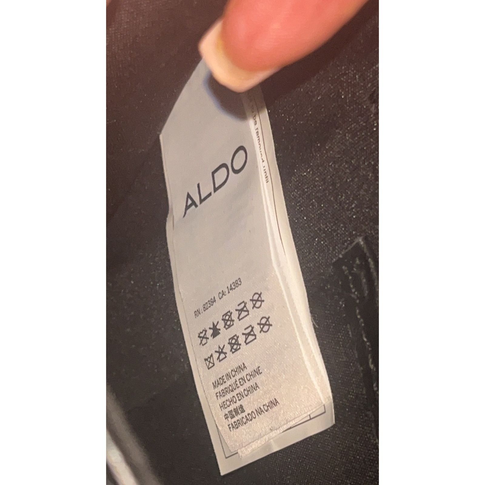 Aldo ALDO Jerilini Black Quilted Top Handle Satchel Size ONE SIZE - 11 Thumbnail