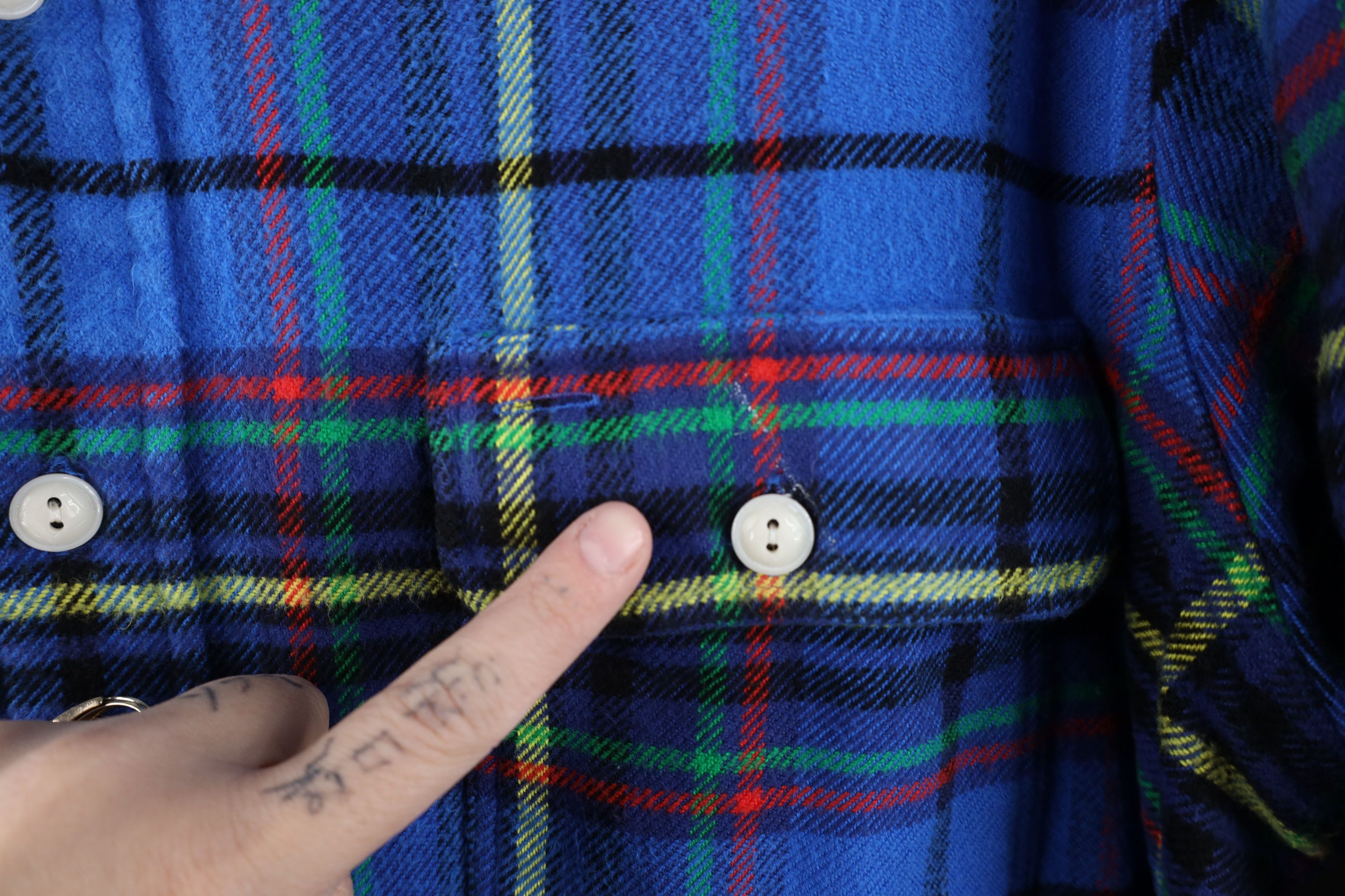 Ralph Lauren Vintage Ralph Lauren Plaid Flannel Collared Button Shirt Size US L / EU 52-54 / 3 - 6 Thumbnail