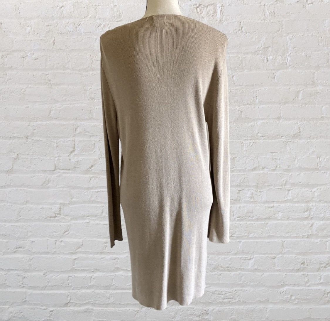 I.N.C INC INTERNATIONAL CONCEPTS BUTTON UP CARDIGAN SWEATER DRESS Size S / US 4 / IT 40 - 3 Thumbnail