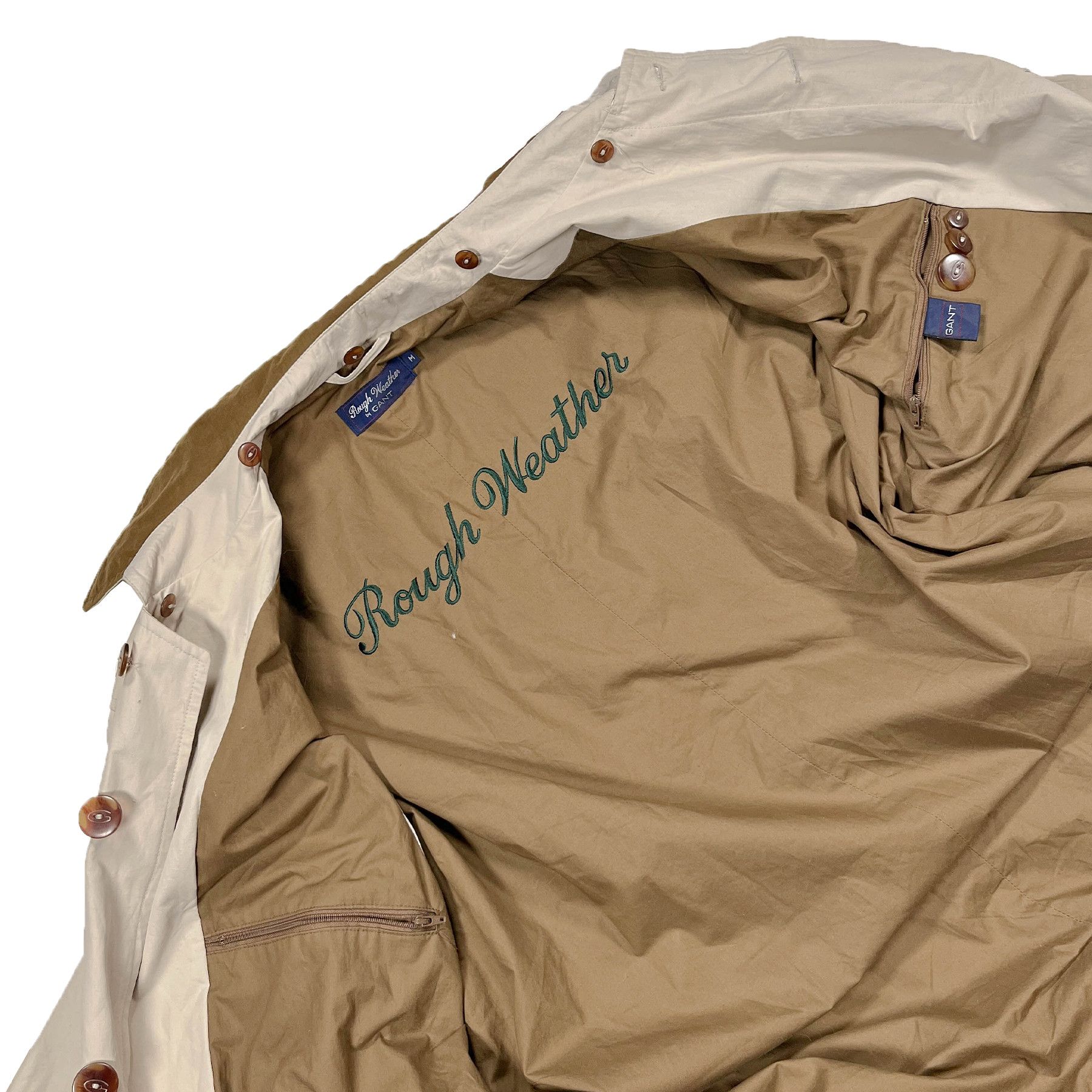 Gant GANT Rough Weather Vintage 90s Oldmoney Trenchcoat Size US M / EU 48-50 / 2 - 8 Thumbnail