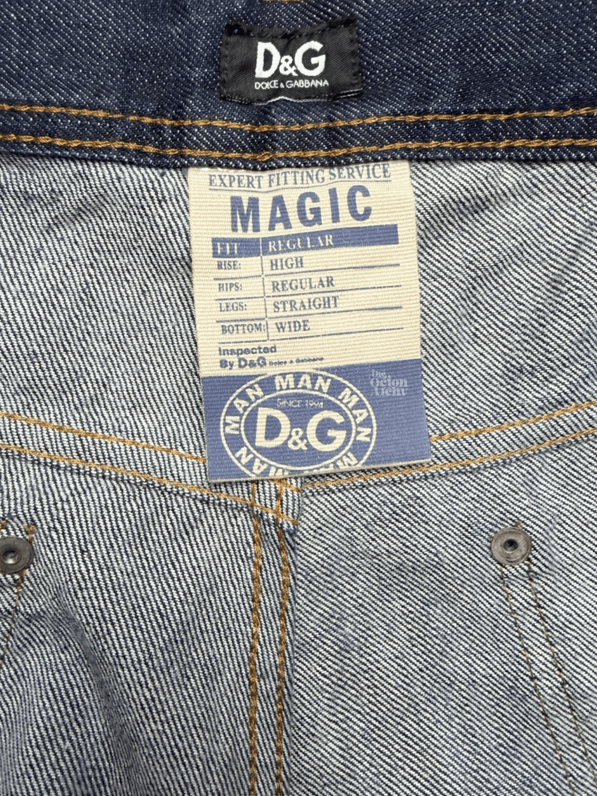 Dolce & Gabbana Vintage 90's/Y2K Dolce & Gabanna Indigo Wash Denim Jeans Size US 38 / EU 54 - 8 Thumbnail