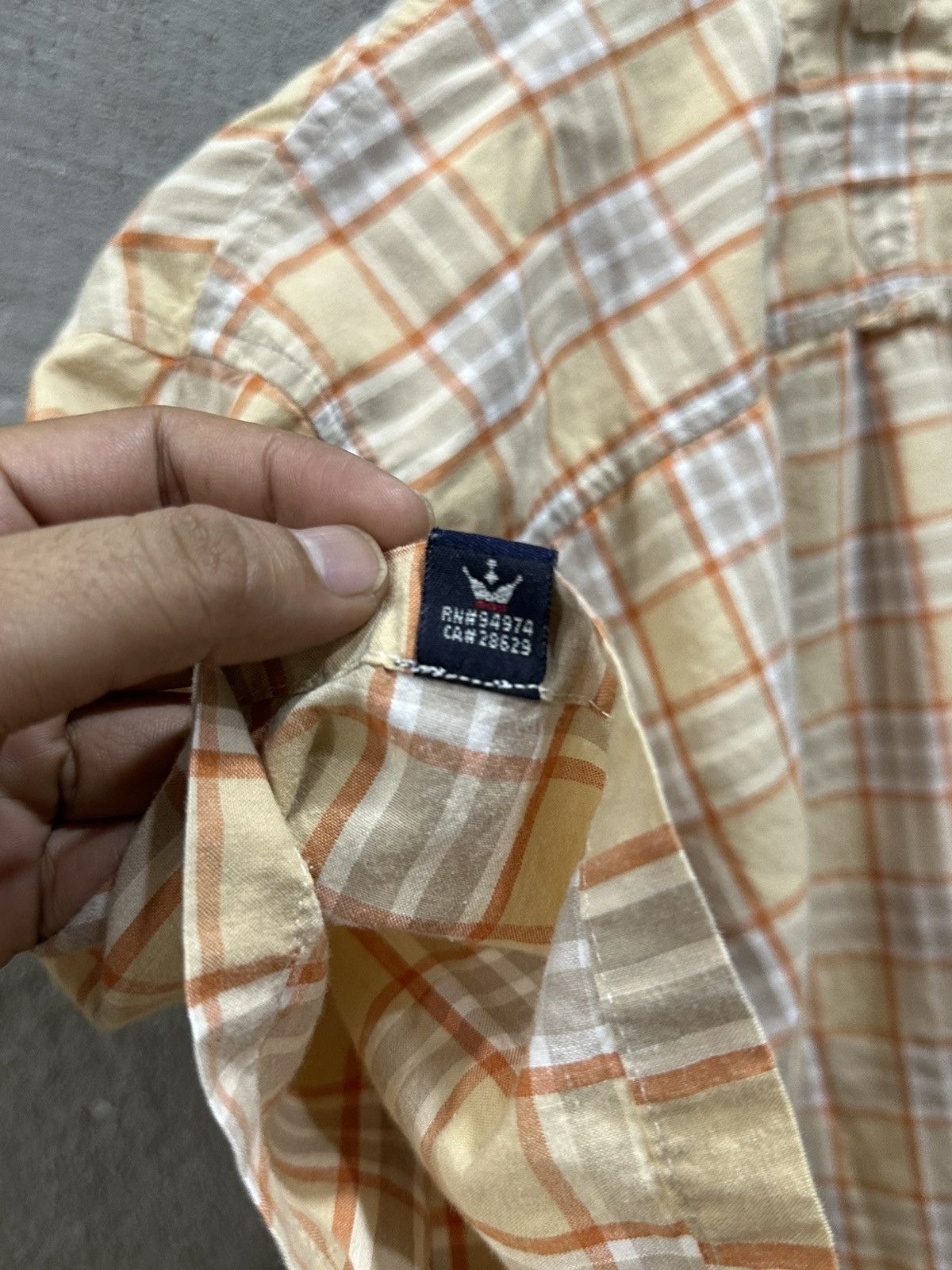 Stussy 1990-Vintage Stussy Burberry NovaCheck Monogram Shirt Size US L / EU 52-54 / 3 - 5 Thumbnail