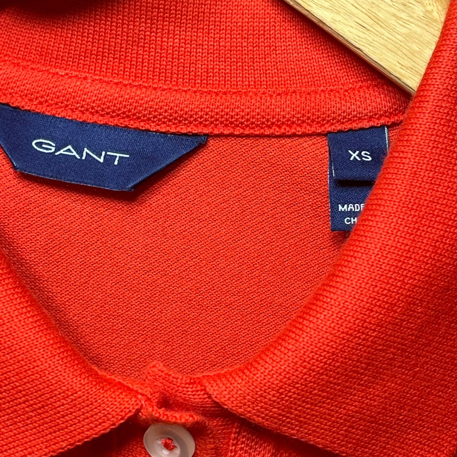 Gant Gant Women Short Sleeve Collared Pique Polo Dress Red XS Size XS / US 0-2 / IT 36-38 - 4 Thumbnail