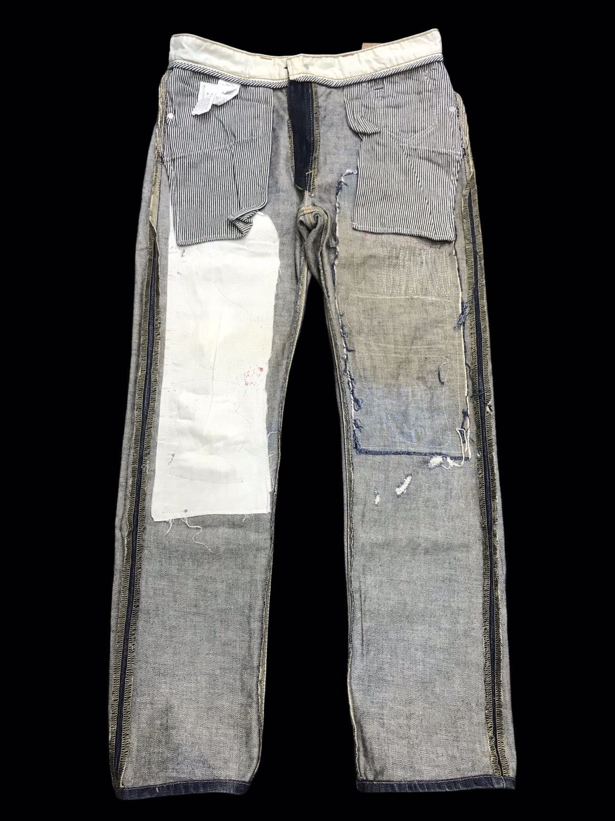 Levi's Levis 505 Distressed Rip&Repair Series Painter Denim F306 Size US 30 / EU 46 - 22 Thumbnail