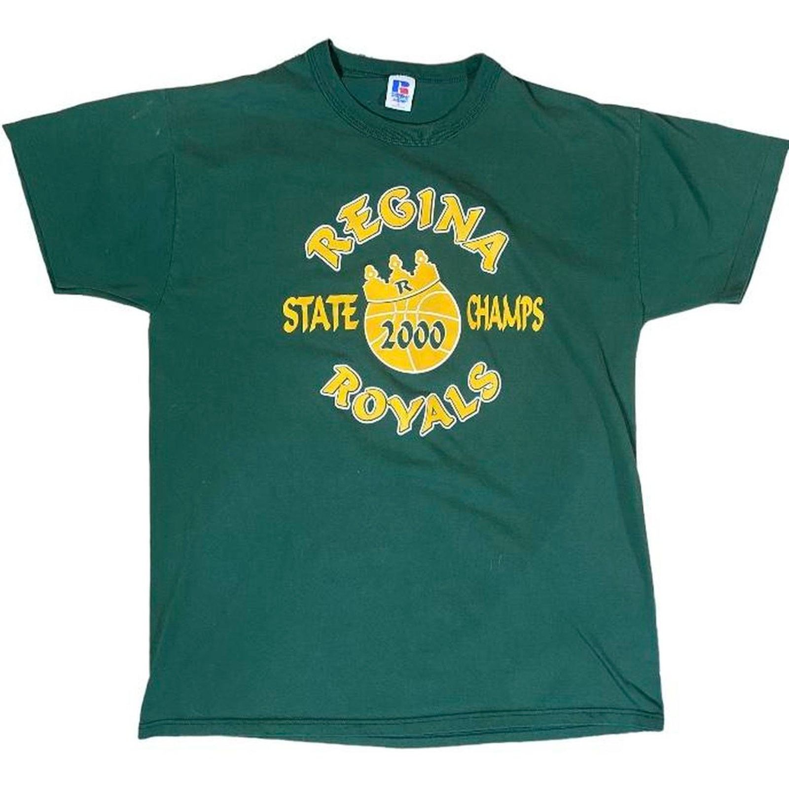 Russell Athletic 90s regina royals basketball tee green Size US L / EU 52-54 / 3 - 1 Thumbnail