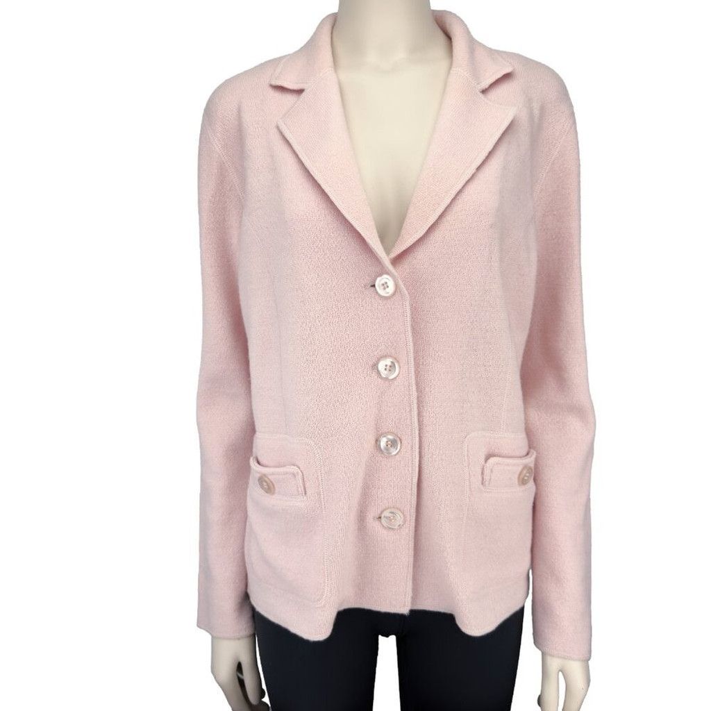 Other STEPHANIE PHILLIPS Lazy Luxury Wool Pink Boxy Cardigan sz 8 Size XL / US 12-14 / IT 48-50 - 3 Thumbnail