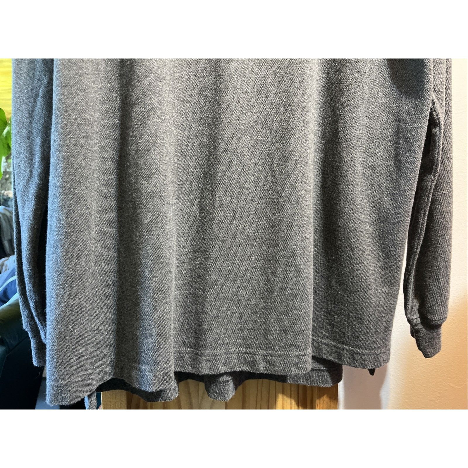 Lands' End Land’s End Men's Large (42-44) Gray Polo Bear Patch Cotton Size US L / EU 52-54 / 3 - 6 Thumbnail