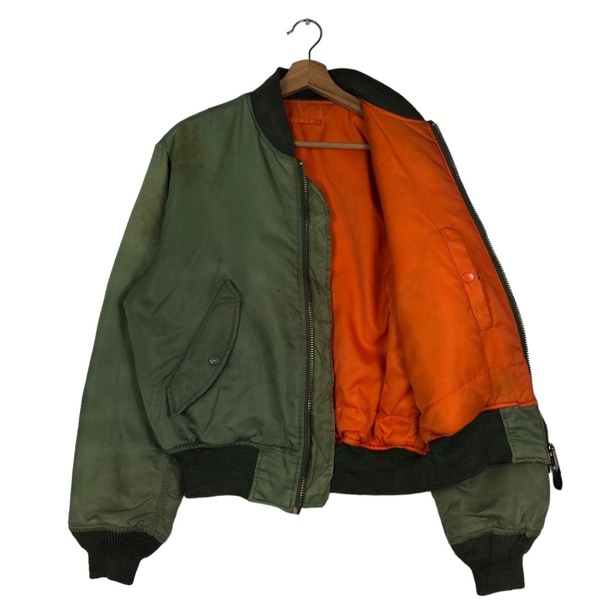 Vintage 🔥Riot Riot Vintage Reversible Bomber Ma-1 Jacket Wastop Size US M / EU 48-50 / 2 - 11 Thumbnail