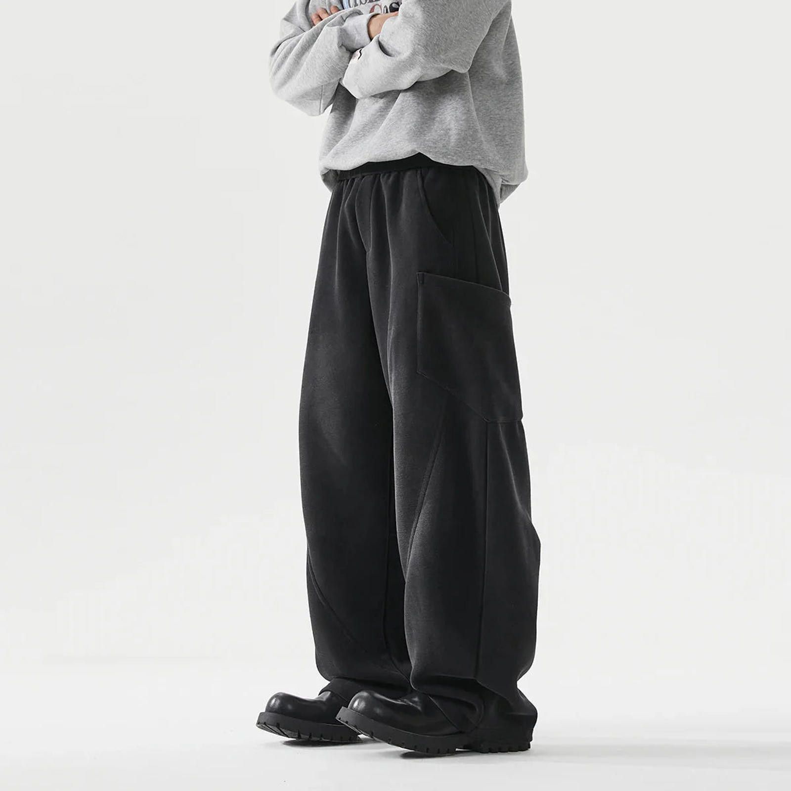 Other Cleanfit Loose Curved Leg Baggy Wide Leg Pants / Trousers Size US 32 / EU 48 - 4 Thumbnail