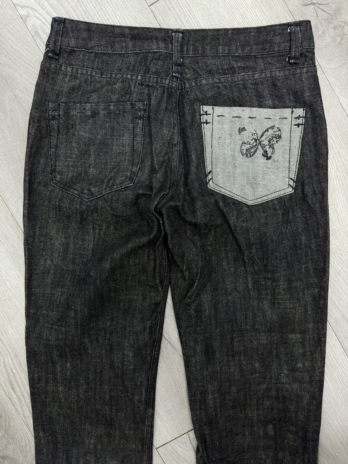 Bottega Veneta Bottega Veneta Butterfly Logo Embroidery Jeans Size US 30 / EU 46 - 9 Thumbnail