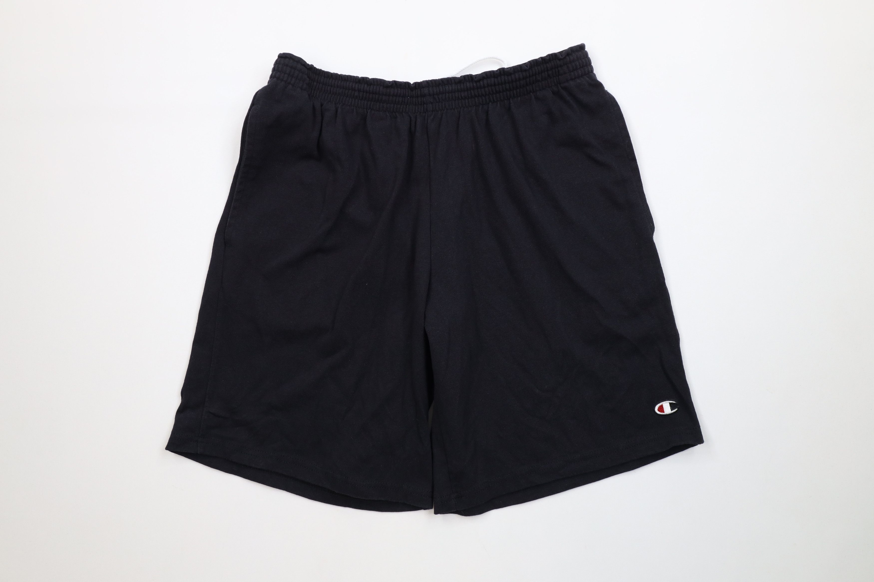 Champion Vintage Champion Classic Logo Above Knee Heavyweight Shorts Size US 32 / EU 48 - 1 Thumbnail
