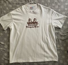 Vandy The Pink Size XL Logo Print T-Shirt White 2140 01