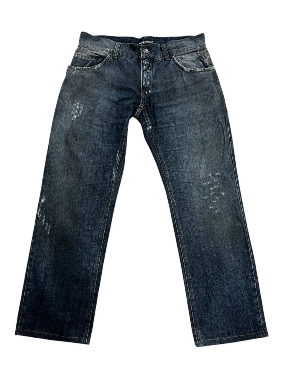 Dolce & Gabbana Dolce & Gabbana Distressed Denim Jeans Size US 34 / EU 50 - 1 Thumbnail