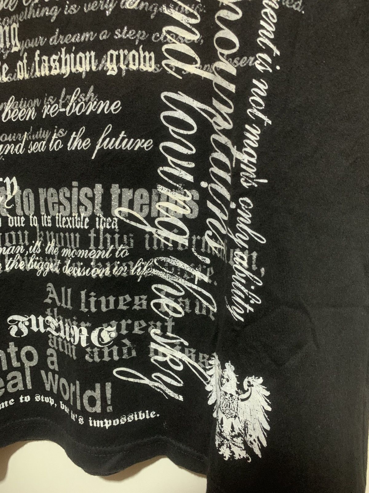 14th Addiction Japanese Sirmione Double Layer Seditionaries Poem Tee Shirt Size US M / EU 48-50 / 2 - 9 Thumbnail