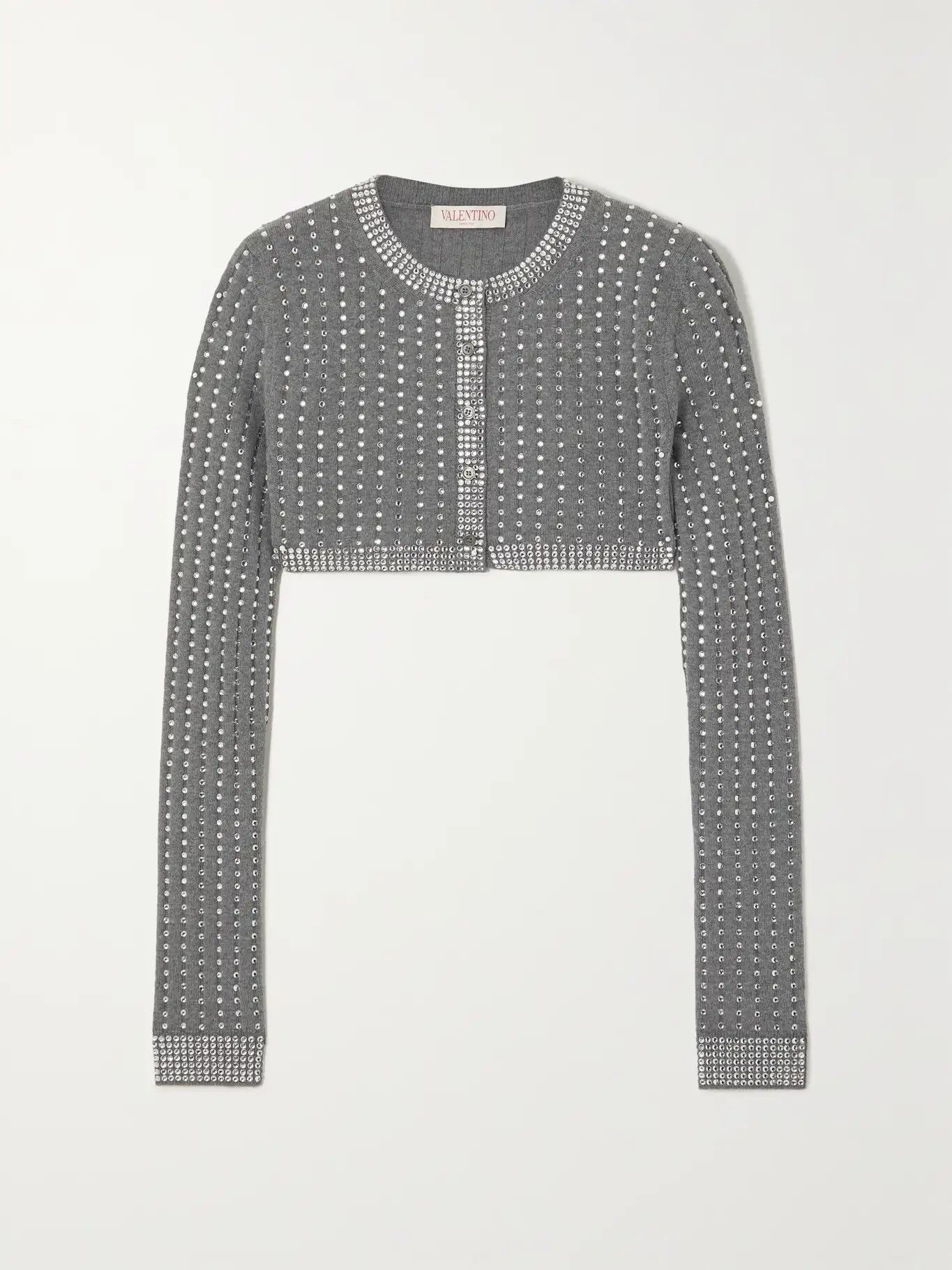 Valentino o1y0326 Cardigan in Gray Size S / US 4 / IT 40 - 1 Thumbnail