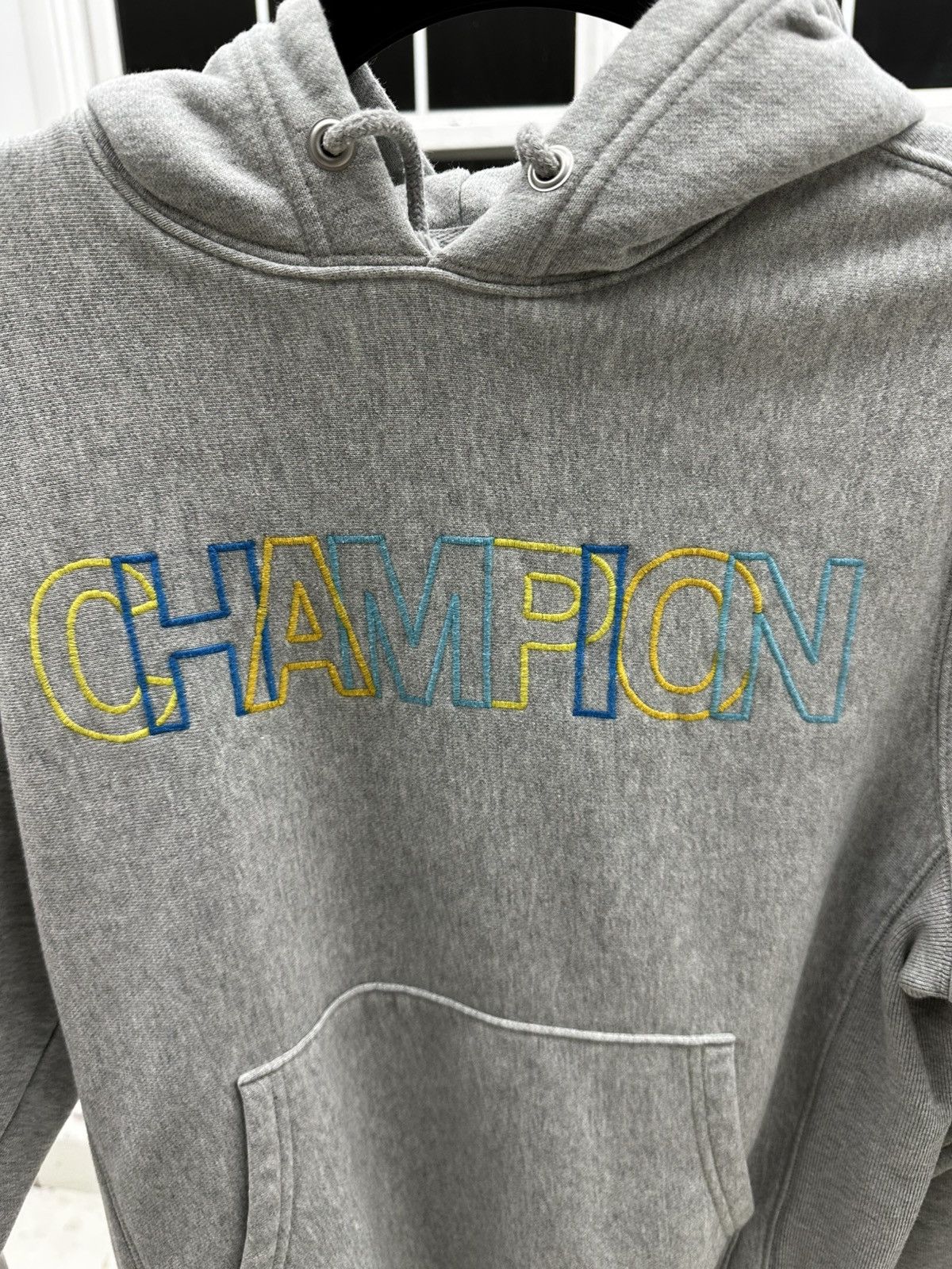 Champion Grey champion hoodie with cool logo Size US S / EU 44-46 / 1 - 2 Thumbnail