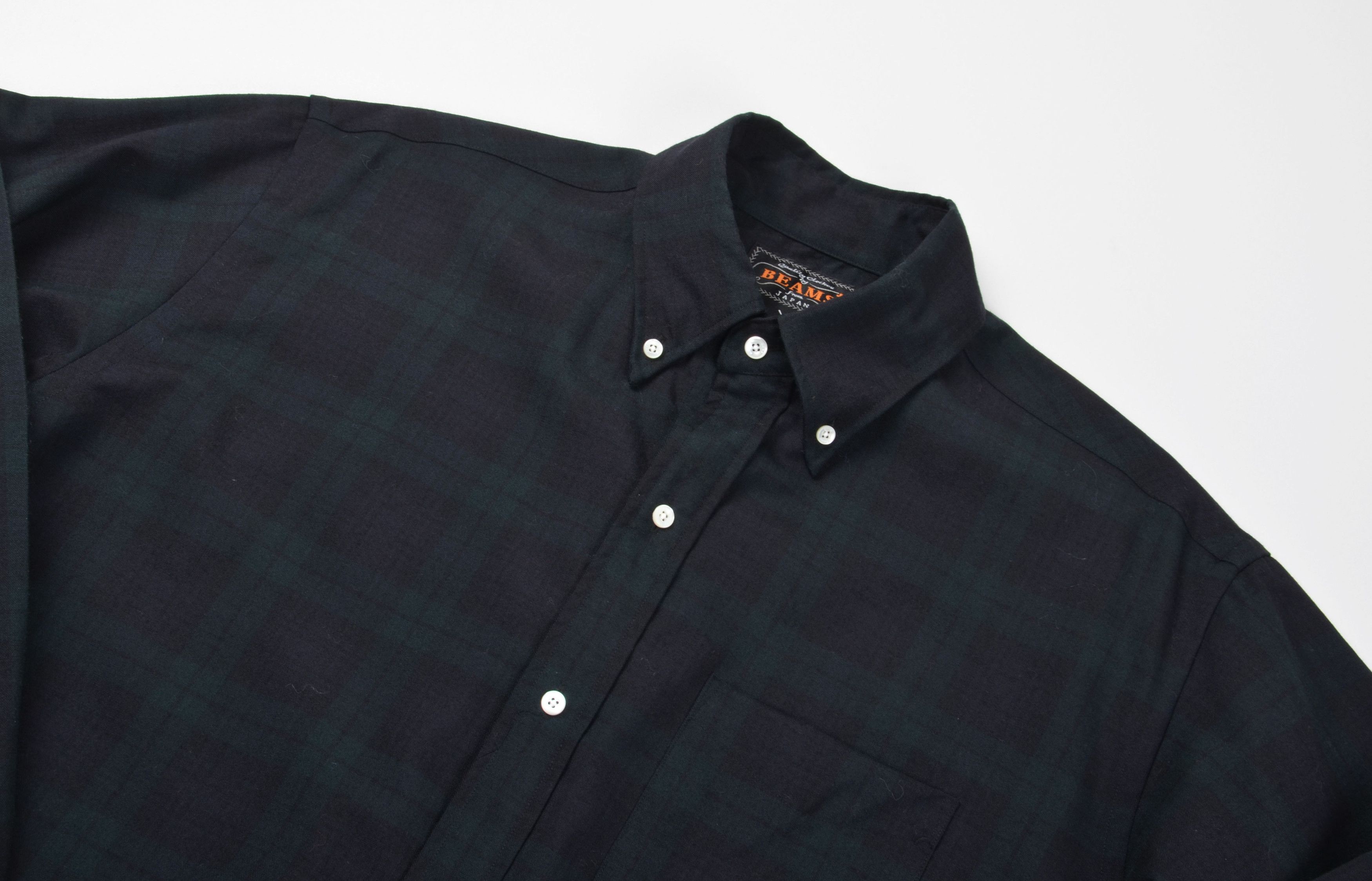 Beams Plus Beams Plus x Monocle Plaid 100% Wool Travel Shirt Size US L / EU 52-54 / 3 - 4 Thumbnail