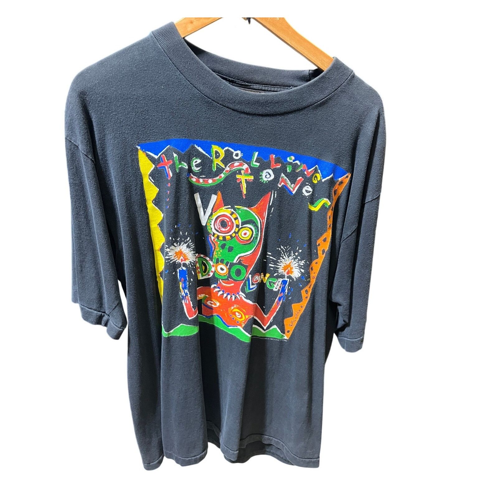 The Rolling Stones Authentic Vintage 1995 Rolling Stones Voodoo Lounge Tour Tee Size US L / EU 52-54 / 3 - 1 Thumbnail