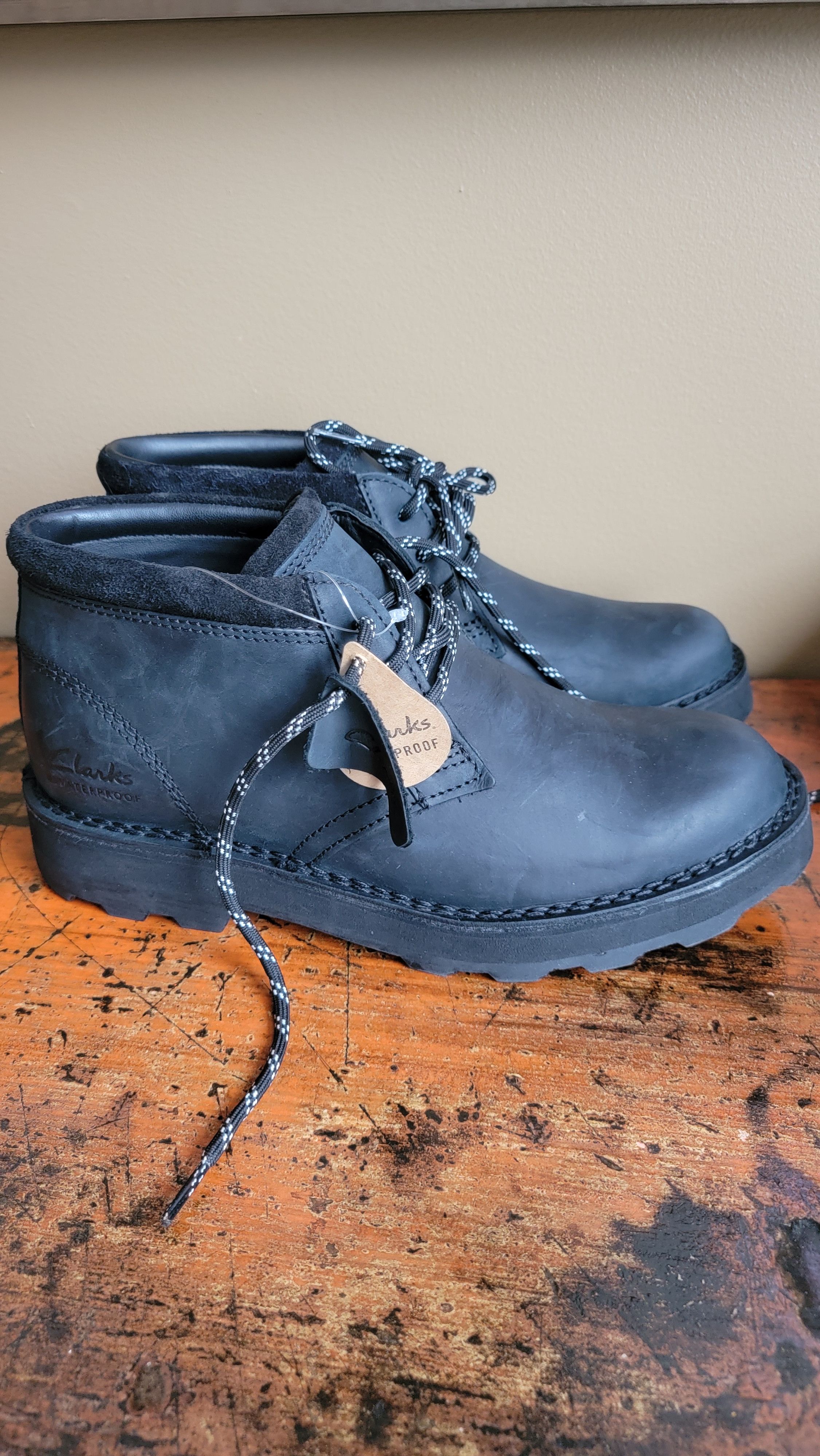 Clarks Man's Boots Clarks Corston DB Waterproof Size US 7.5 / EU 40-41 - 8 Thumbnail