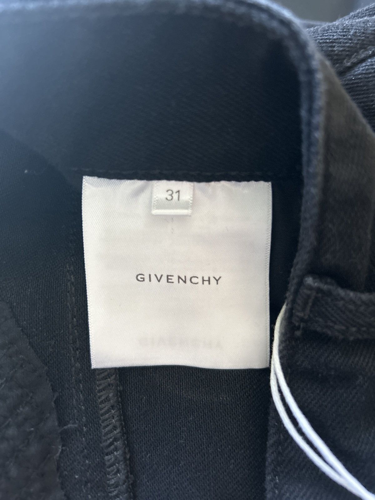 Givenchy Givenchy distressed black jeans Size US 31 - 9 Thumbnail