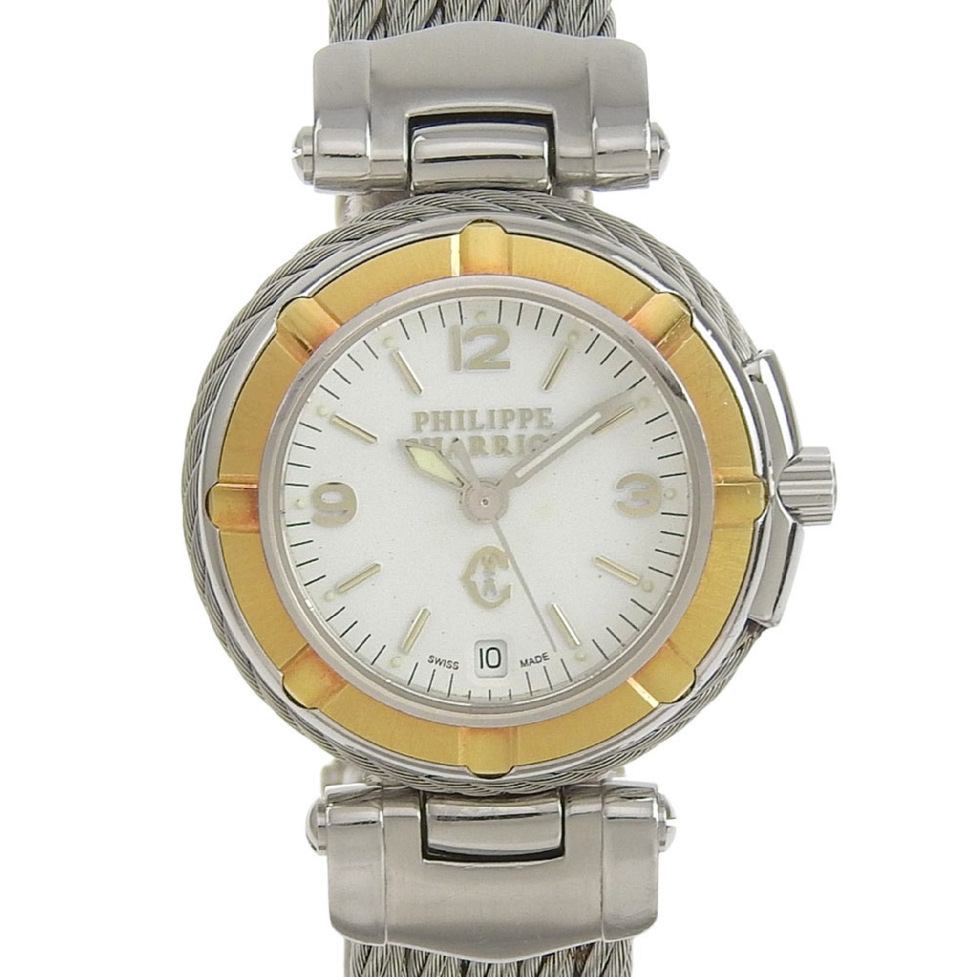 Other CHARRIOL Wristwatch 53.97.3654 Stainless Steel Quartz Analog Display White Dial Women's Size ONE SIZE - 1 Thumbnail