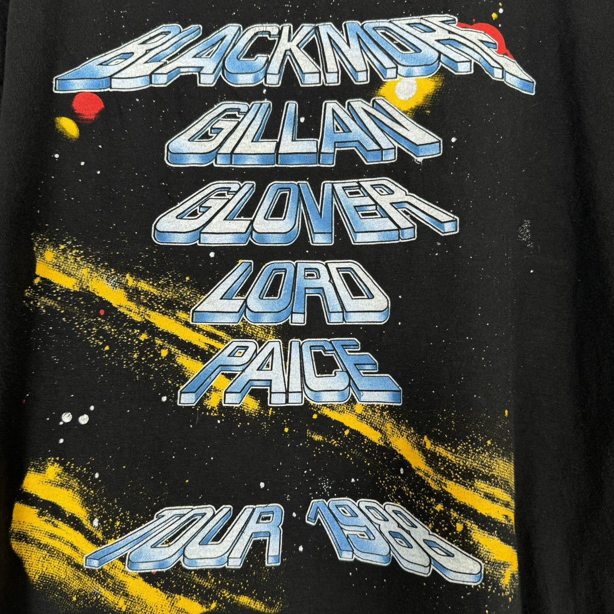 Band Tees Vintage 1988 Deep Purple Blackmore Tour Rock T Shirt Size US L / EU 52-54 / 3 - 5 Thumbnail