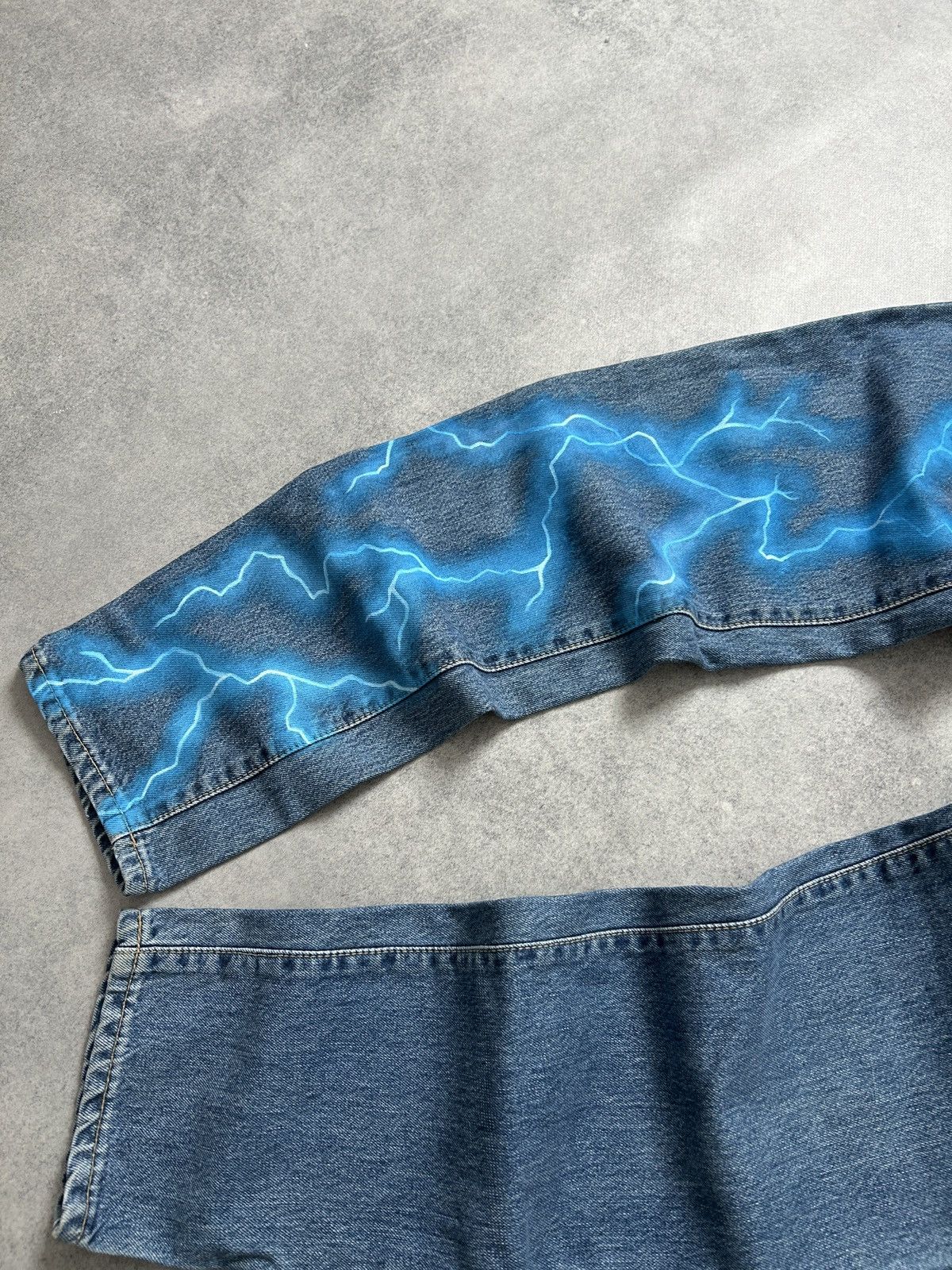 Edwin Edwin Jeans Japan 🇯🇵 Thunder custom jeans mens Size US 34 / EU 50 - 3 Thumbnail