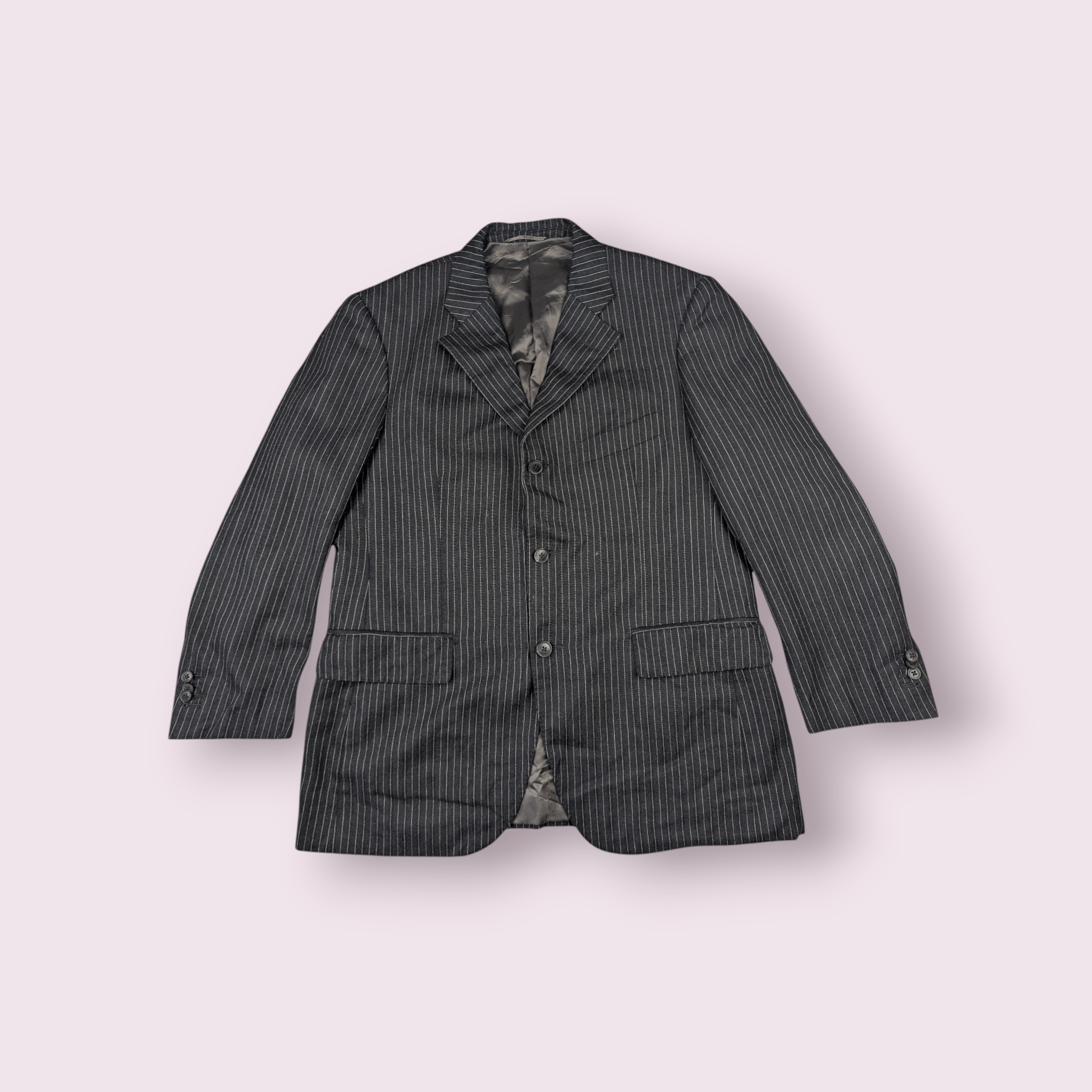 Japanese Brand THE SUIT COMPANY Blazer Smart Formal Coat British Wool Size US L / EU 52-54 / 3 - 1 Thumbnail