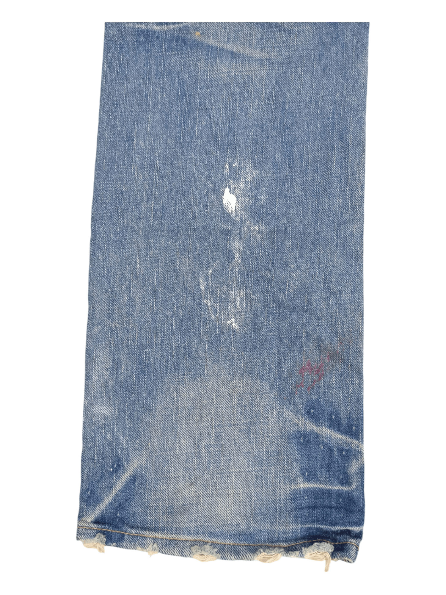 Japanese Brand Rattle Trap Paint Skin Mud Max Minimalist Flare Denim Size US 28 / EU 44 - 12 Thumbnail