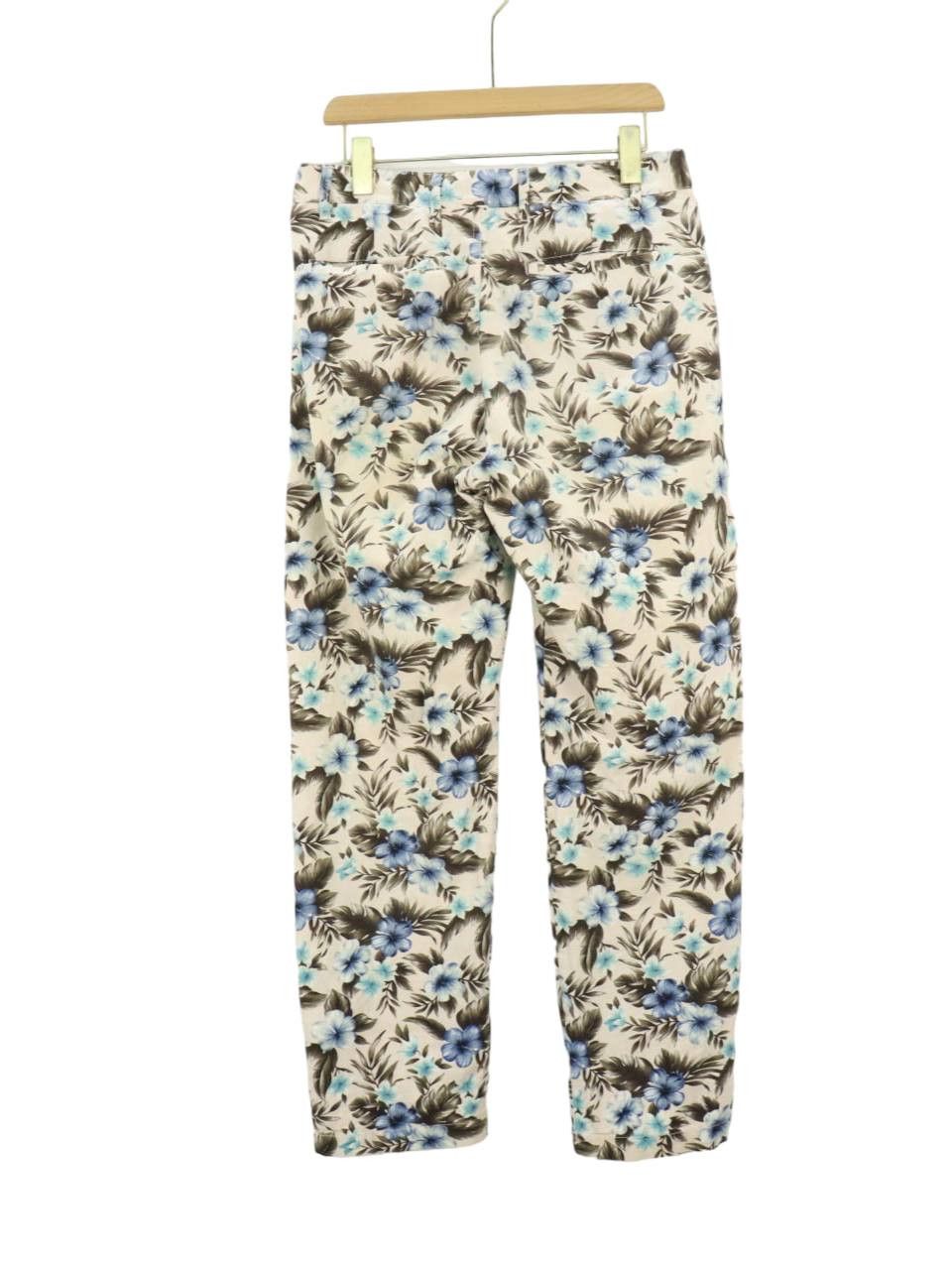 Japanese Brand × URBAN RESEARCH DOORS Urban Research Floral Motif Linen Cotton Blend Trouser Size US 31 - 2 Thumbnail