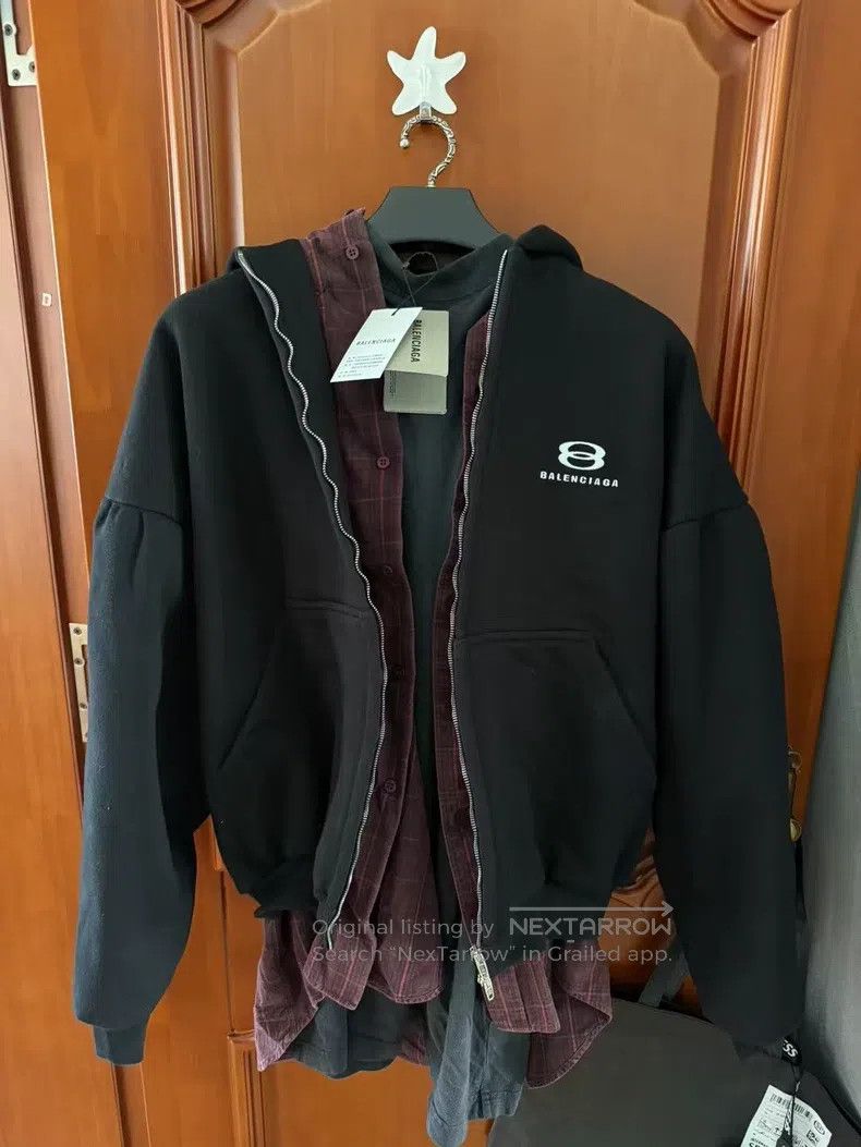 Balenciaga Balenciaga Double Ring Embroidered 3-in-1 Jacket Size US S / EU 44-46 / 1 - 1 Thumbnail
