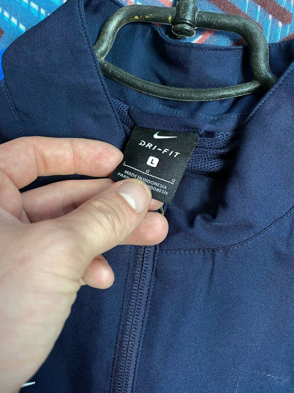 Nike × Vintage 90's NIKE RARE SWOOSH LOGO Y2K TRACK JACKET Size US L / EU 52-54 / 3 - 2 Thumbnail